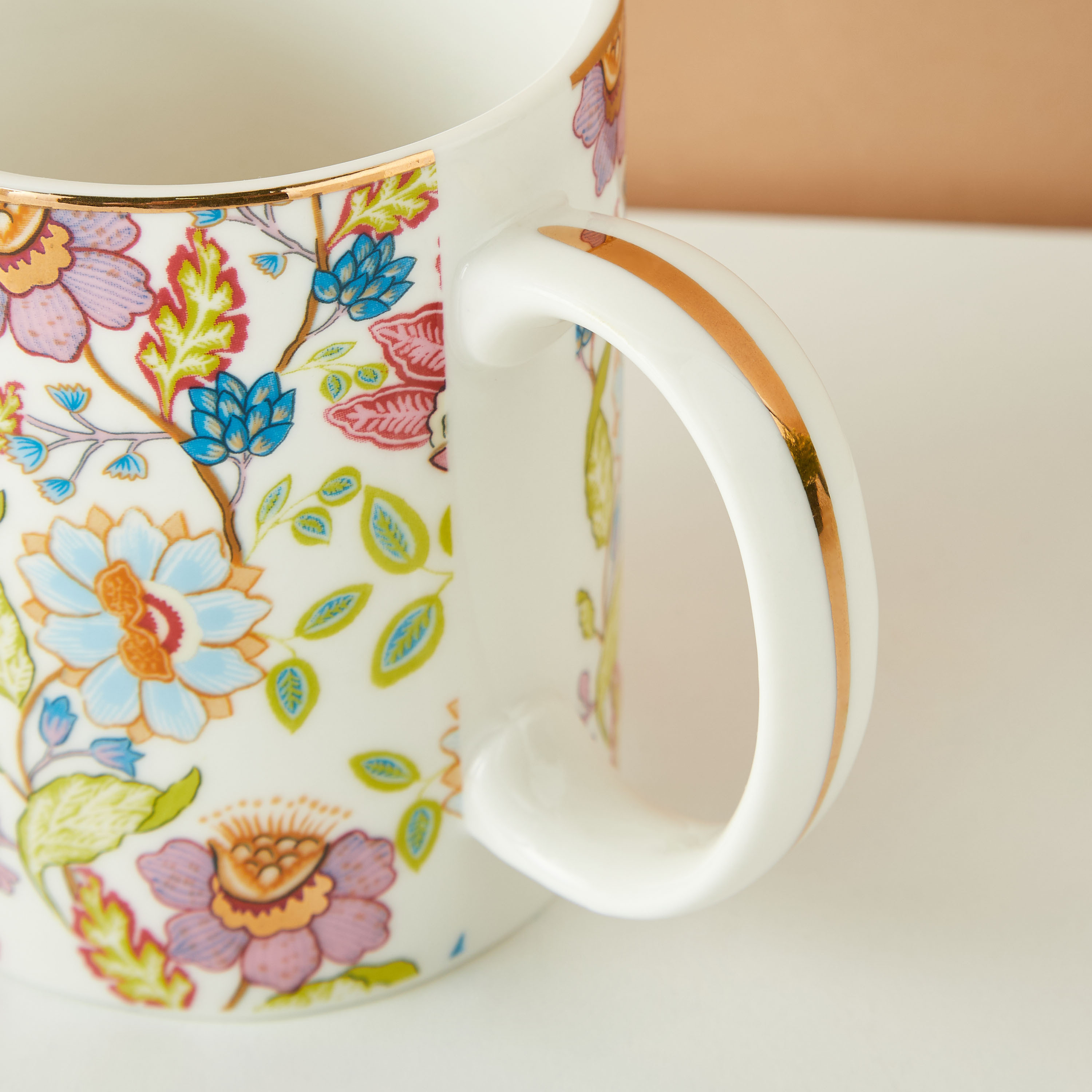 Summer Flower Porcelain Mug - 350 ml-household-dining-teaandcoffee-mugsandcups-image-4