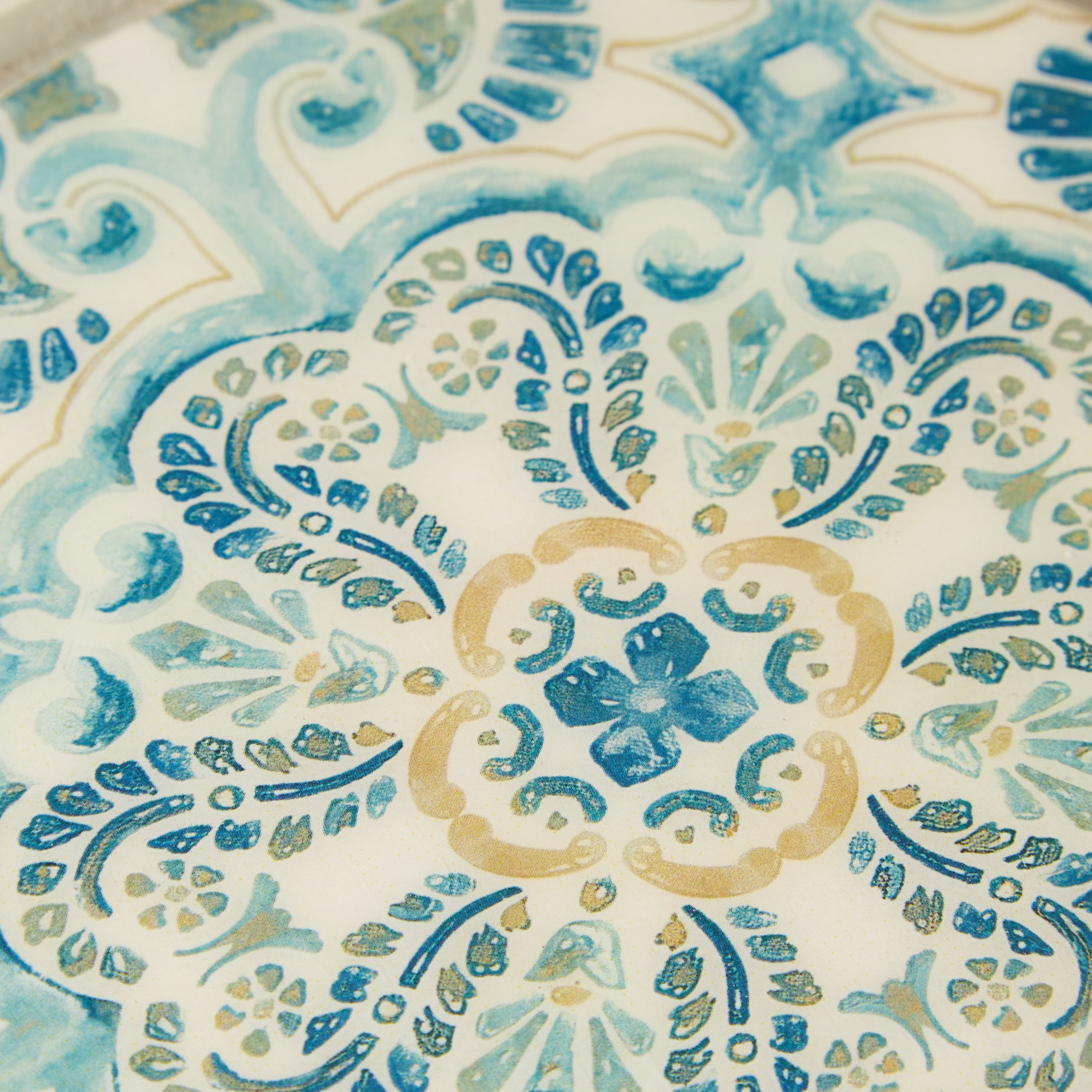 Enamel Coastal Printed Domed Cup Cake Stand - 20 cms-household-dining-serveware-cakestands-image-5