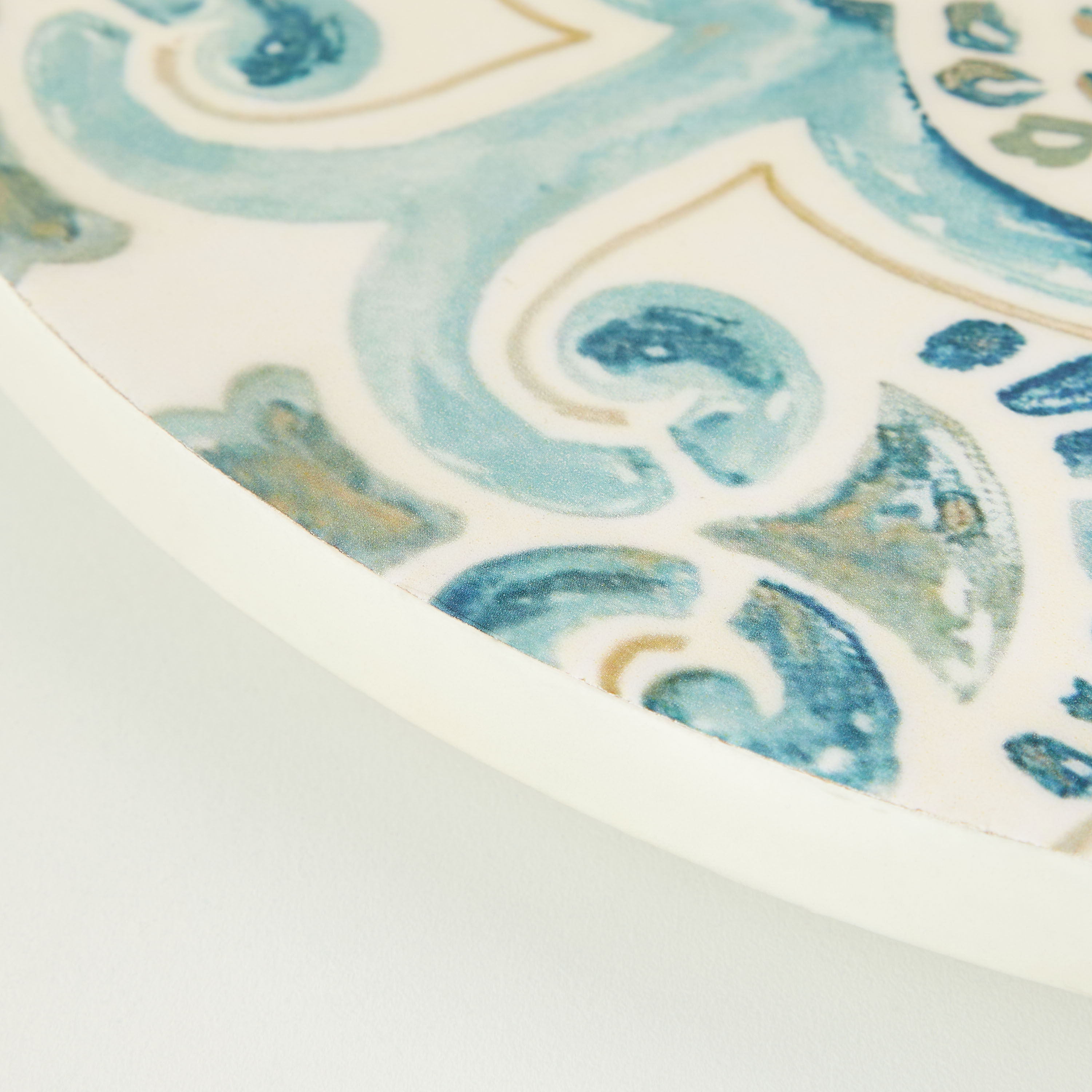 صينية دوارة مطلية بالمينا بنقوش بوهو - 40 سم-household-dining-serveware-servingplatters-image-5