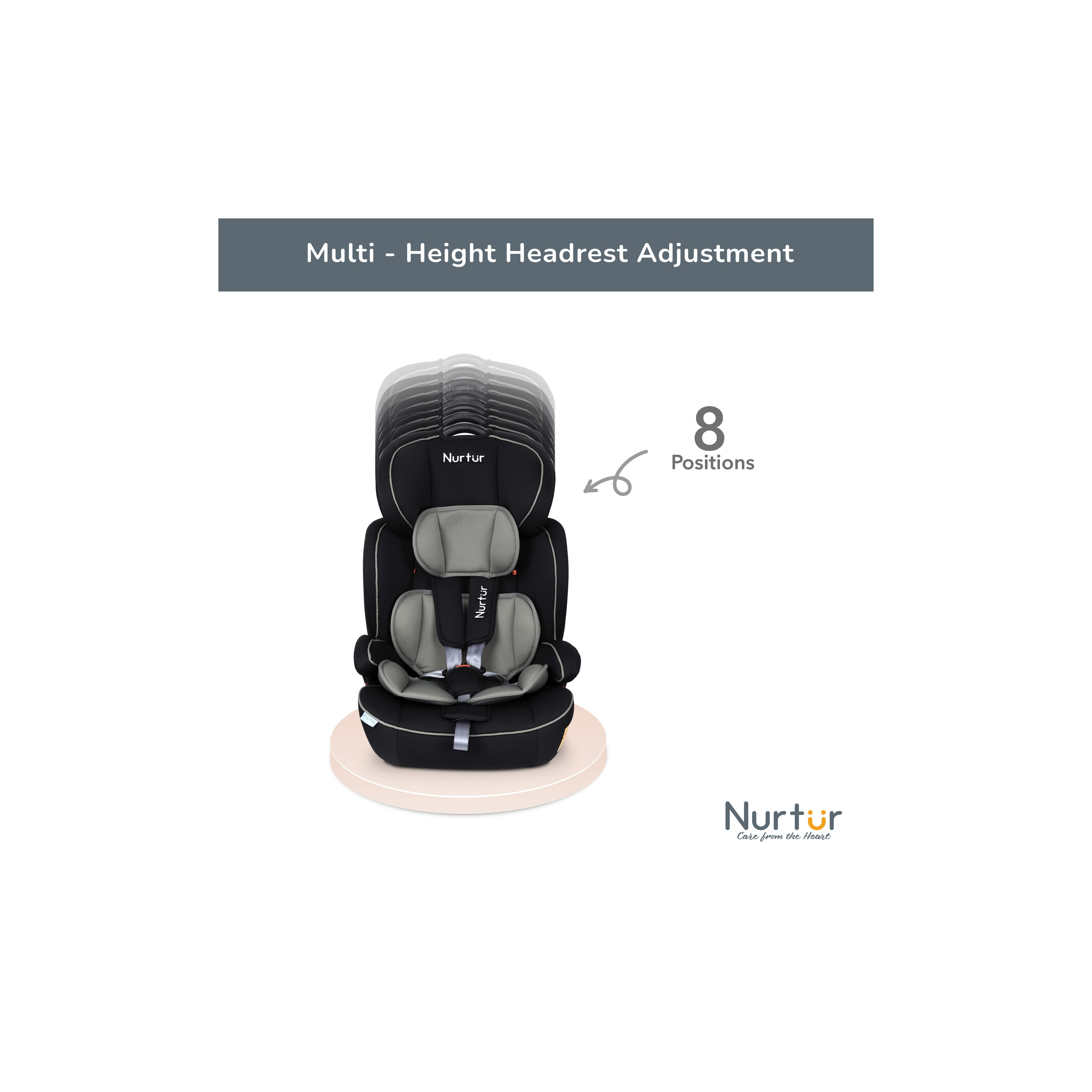 Nurtur All-in-One Ragnar Ultra Slim Convertible Car Seat Belt-Positioning Booster-baby-gear-carseats-image-12