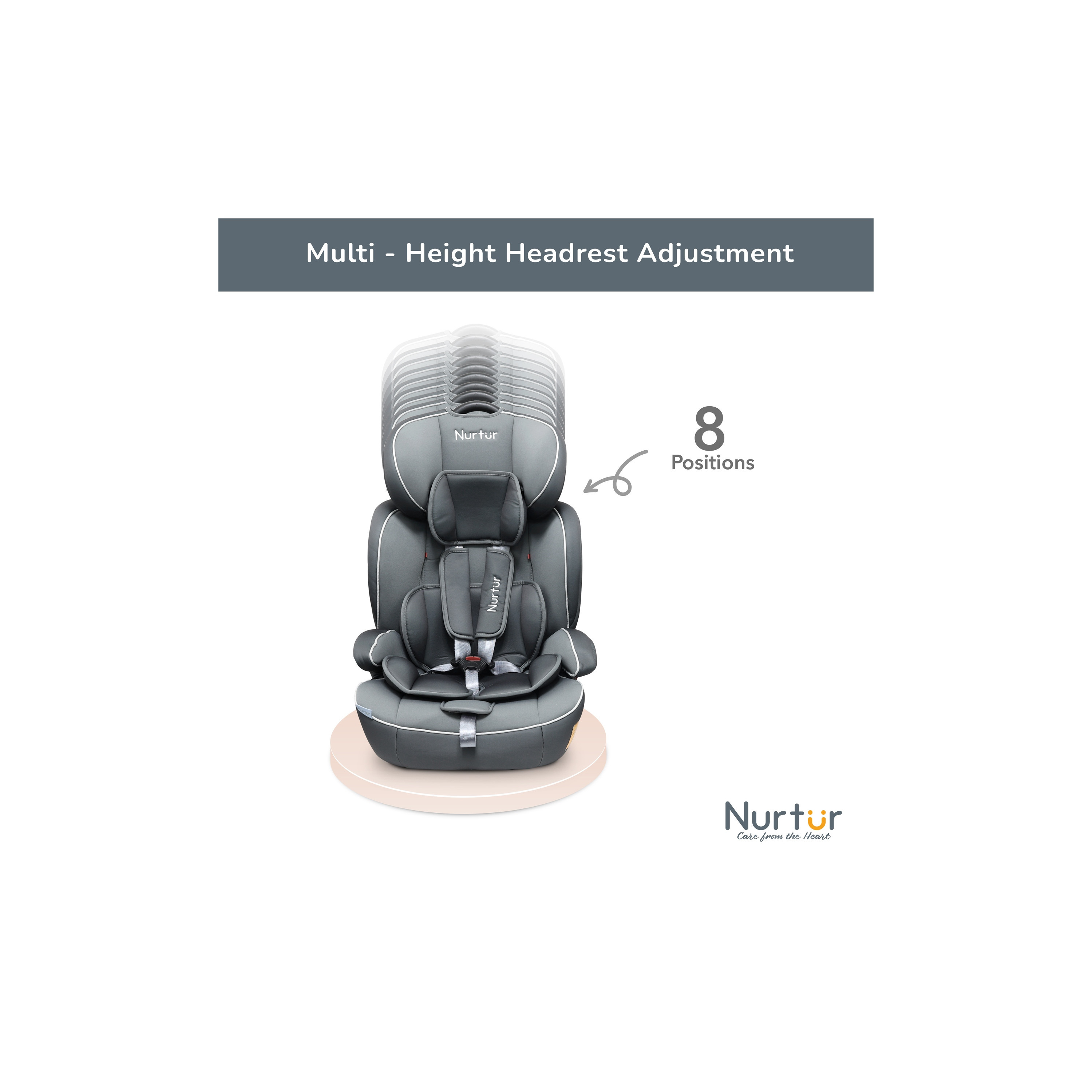 Nurtur All-in-One Ragnar Ultra Slim Convertible Car Seat Belt-Positioning Booster-baby-gear-carseats-image-17