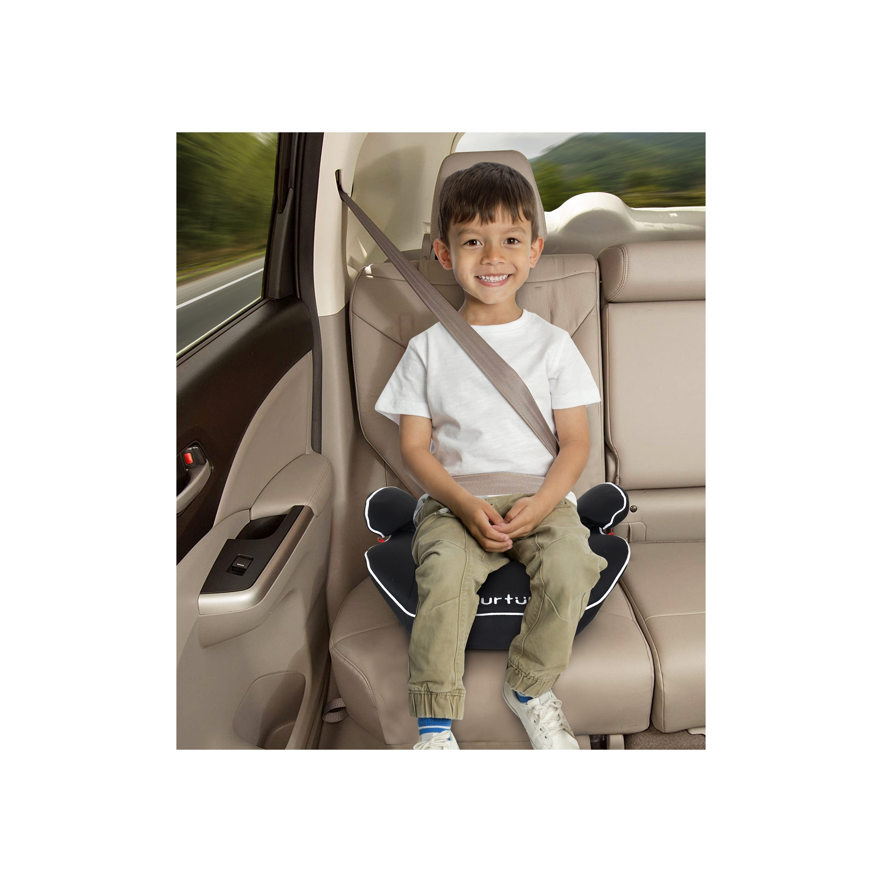 Nurtur Universally Fit Nova Kids Booster Car Seat with Dri-Seat Padding and Seat Belt System-baby-gear-carseats-image-12