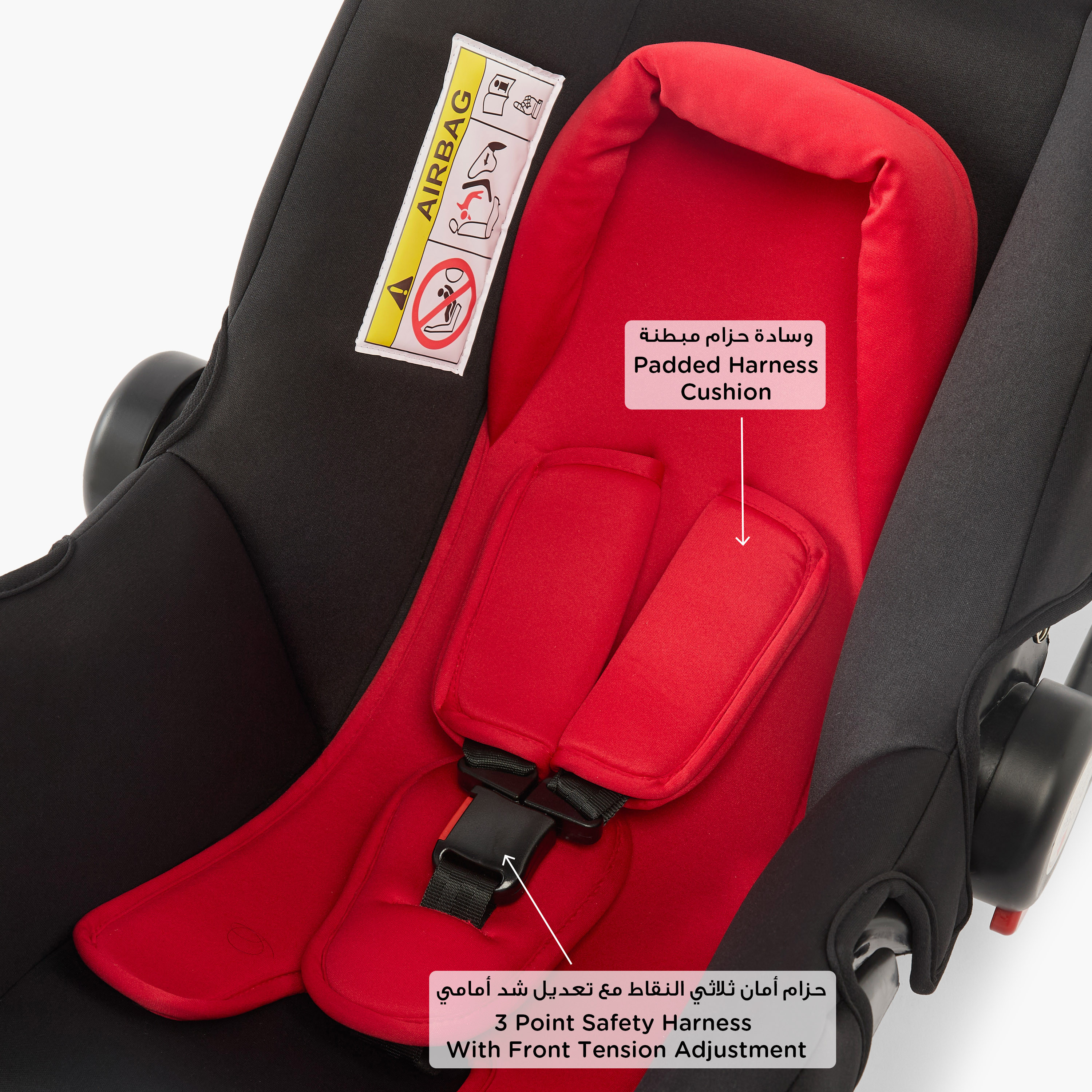 Little Bloomers Edge Infant Car Seat with Rear Facing, Adjustable Canopy and Seat Belt System-baby-gear-carseats-image-10