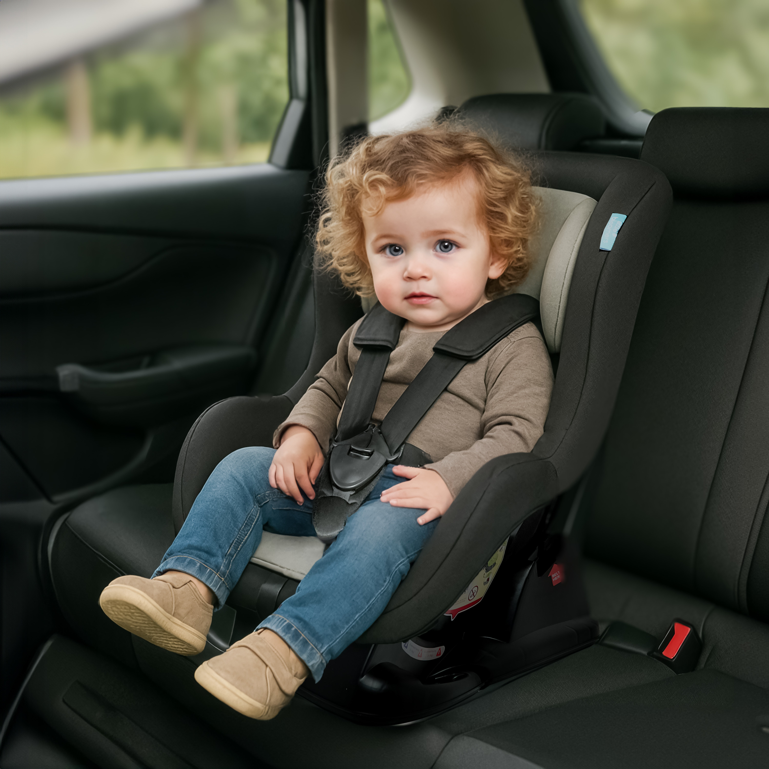 مقعد سيارة فينشر للرضّع بنظام حزام الأمان خماسي النقاط من ليتل بلومرز -baby-gear-carseats-image-3