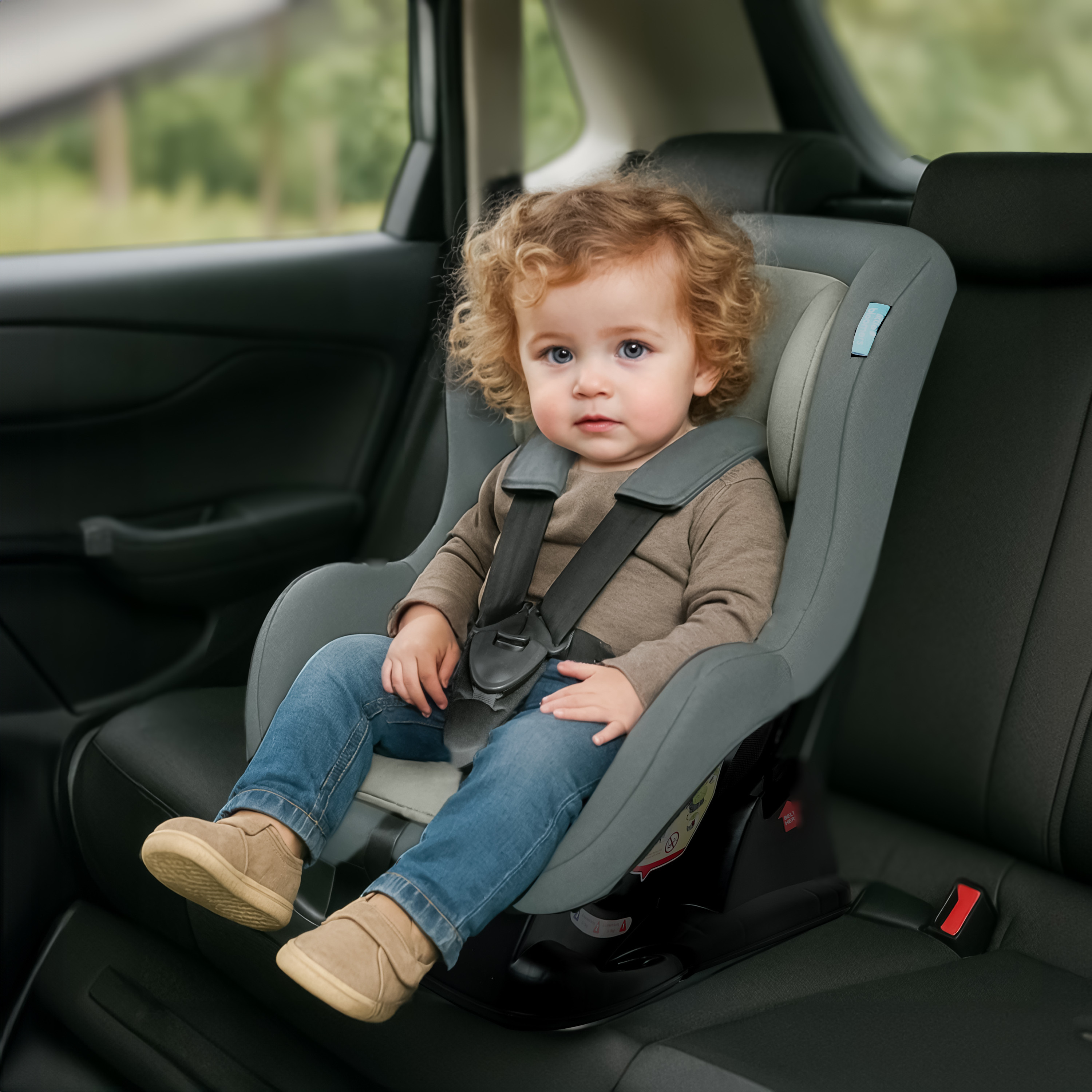 مقعد سيارة فينشر للرضّع بنظام حزام الأمان خماسي النقاط من ليتل بلومرز -baby-gear-carseats-image-3