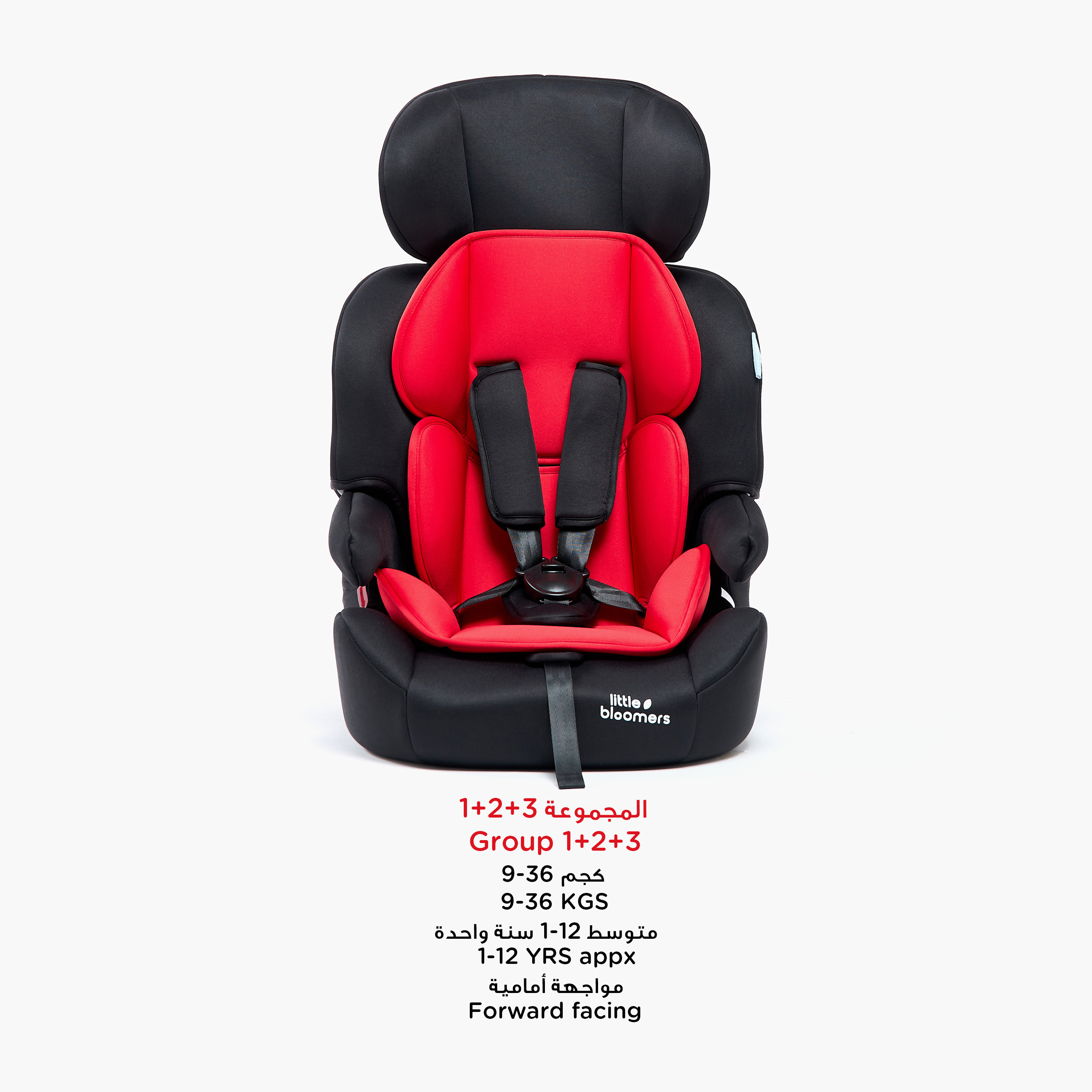 Little Bloomers Pulse Toddler Car Seat with 5-Point Safety Harness and Seat Belt System-baby-gear-carseats-image-4