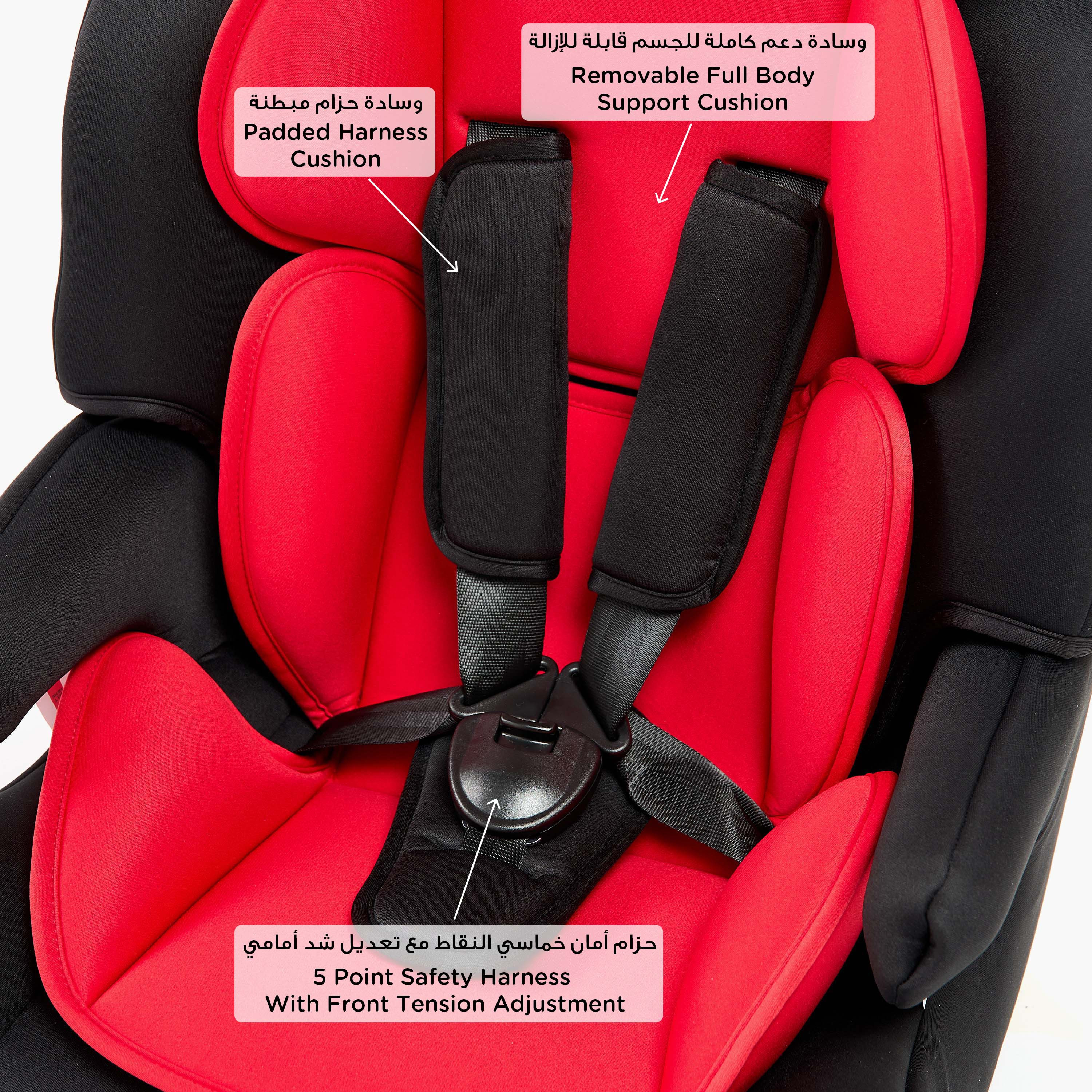Little Bloomers Pulse Toddler Car Seat with 5-Point Safety Harness and Seat Belt System-baby-gear-carseats-image-10