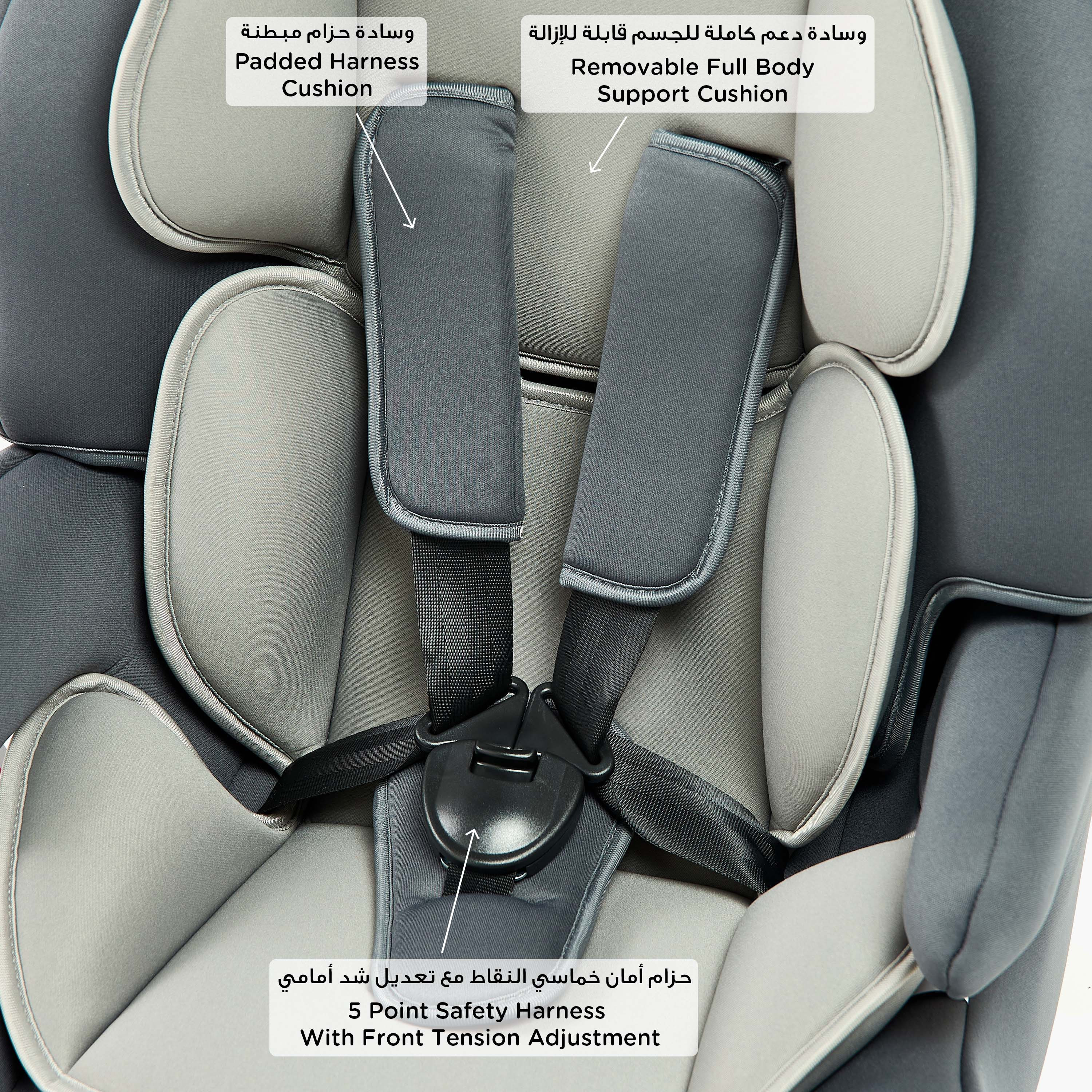 Little Bloomers Pulse Toddler Car Seat with 5-Point Safety Harness and Seat Belt System-baby-gear-carseats-image-10