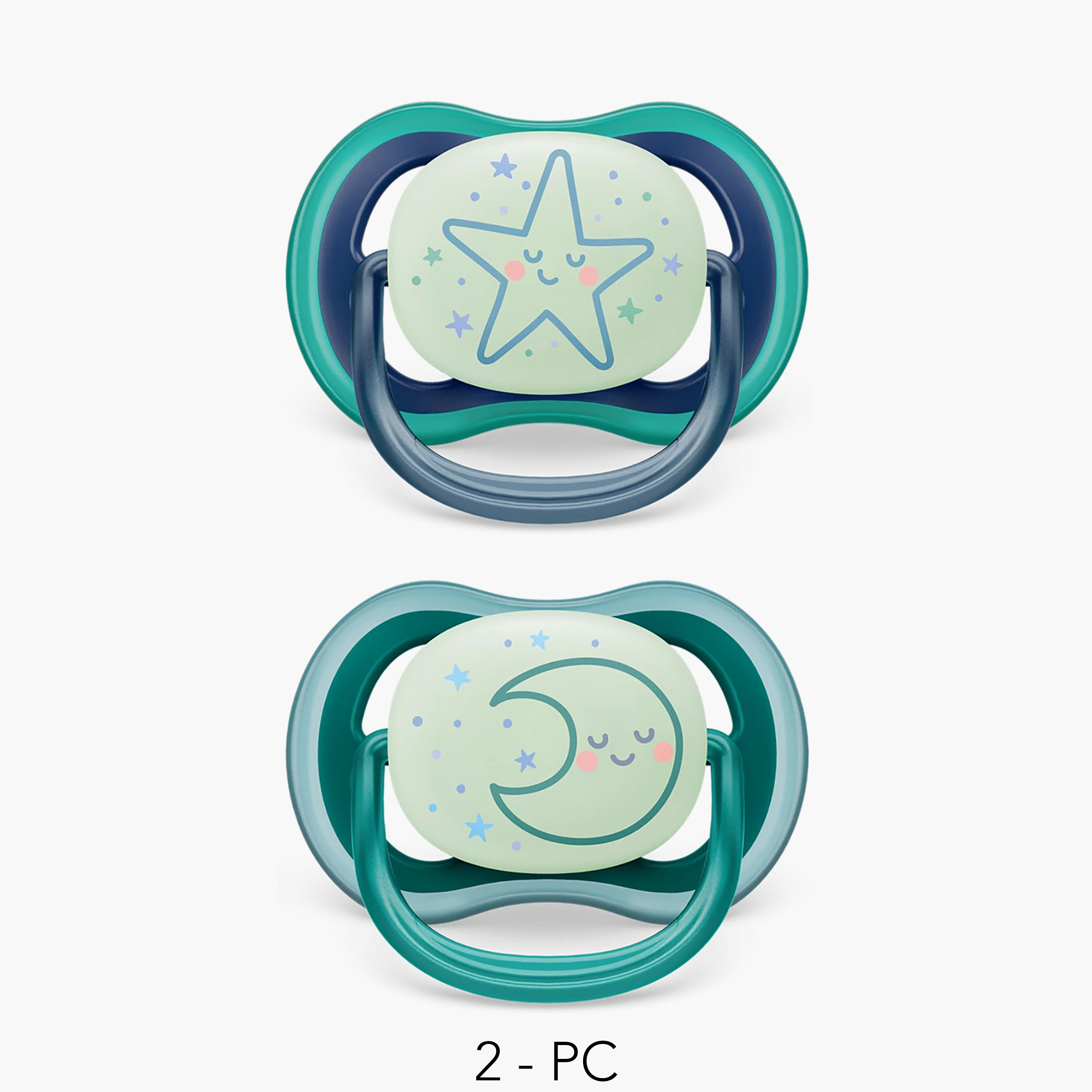 Pack of 2 Philips Avent Baby Pacifier with Air Holes, 6-18 months-baby-feeding-pacifiers-image-1