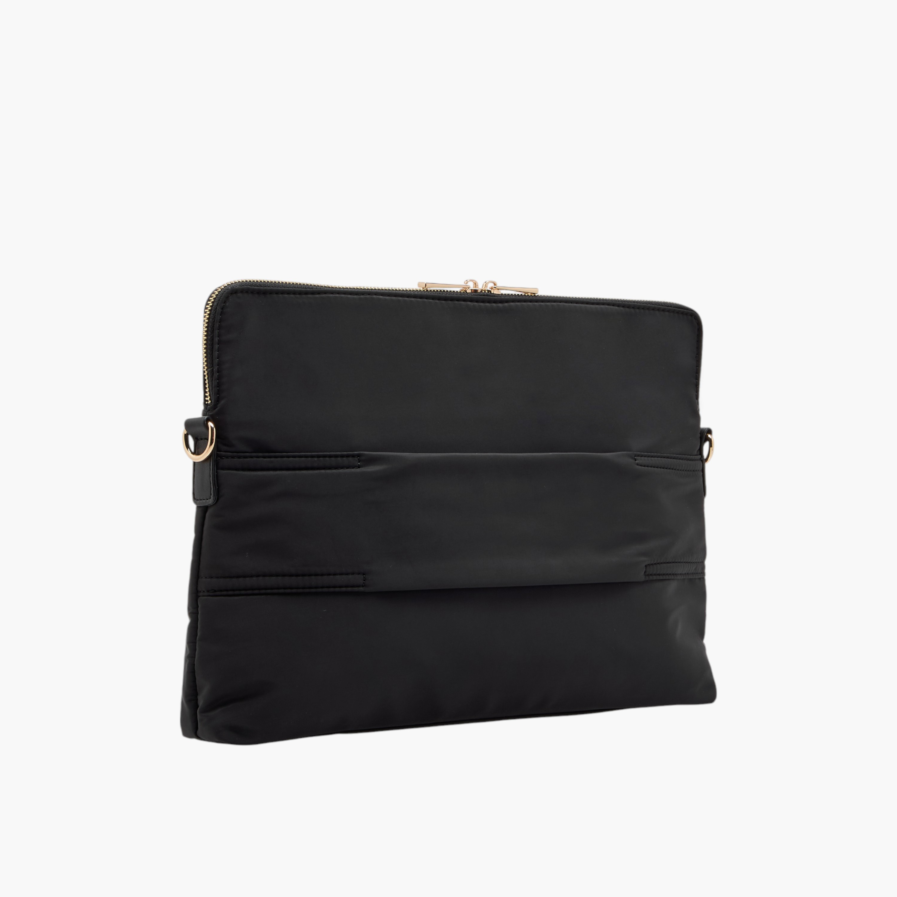 شنطة لابتوب سادة بحزام قابل للفصل وسحاب إغلاق من ميسي-women-bagsandwallets-handbags-image-3
