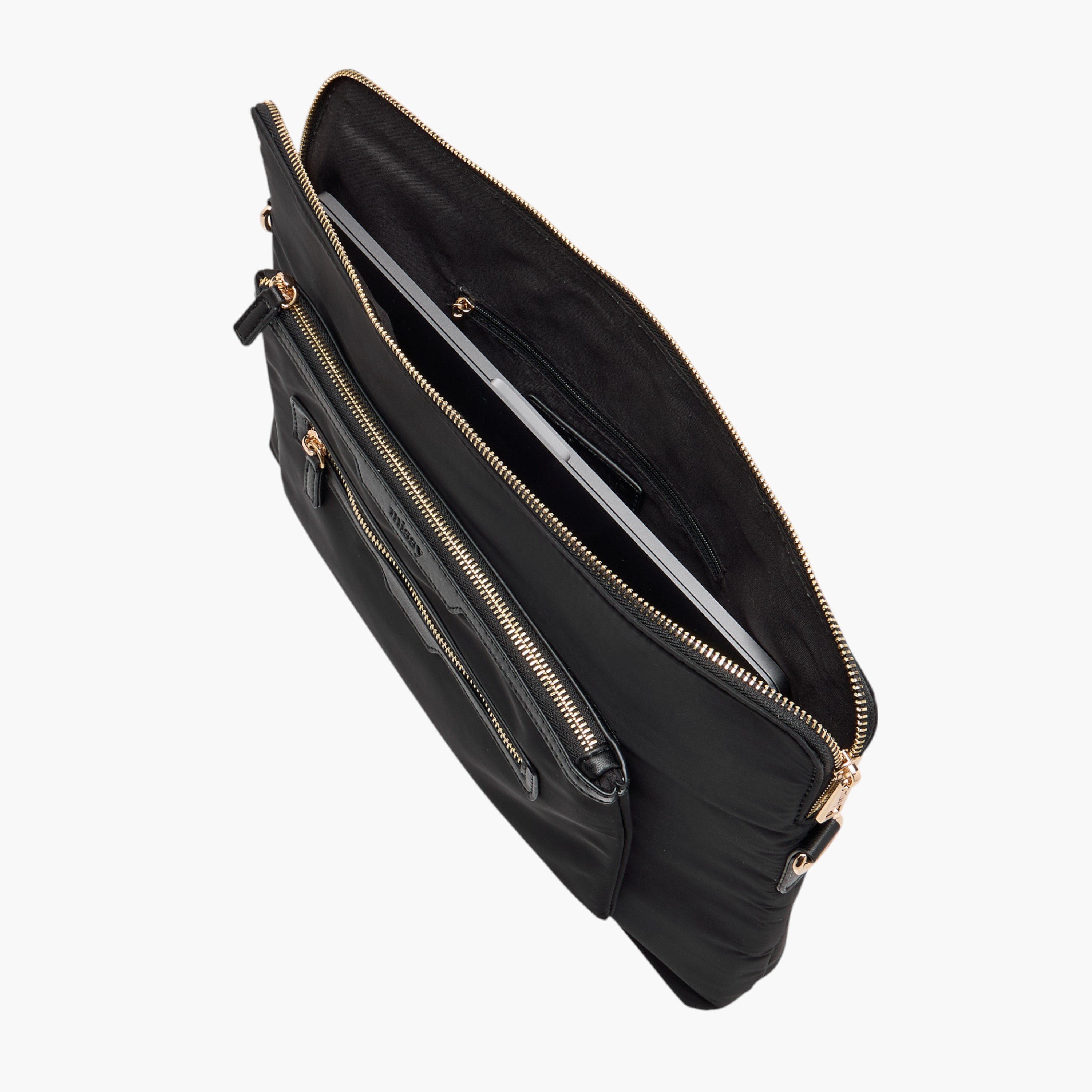 شنطة لابتوب سادة بحزام قابل للفصل وسحاب إغلاق من ميسي-women-bagsandwallets-handbags-image-7