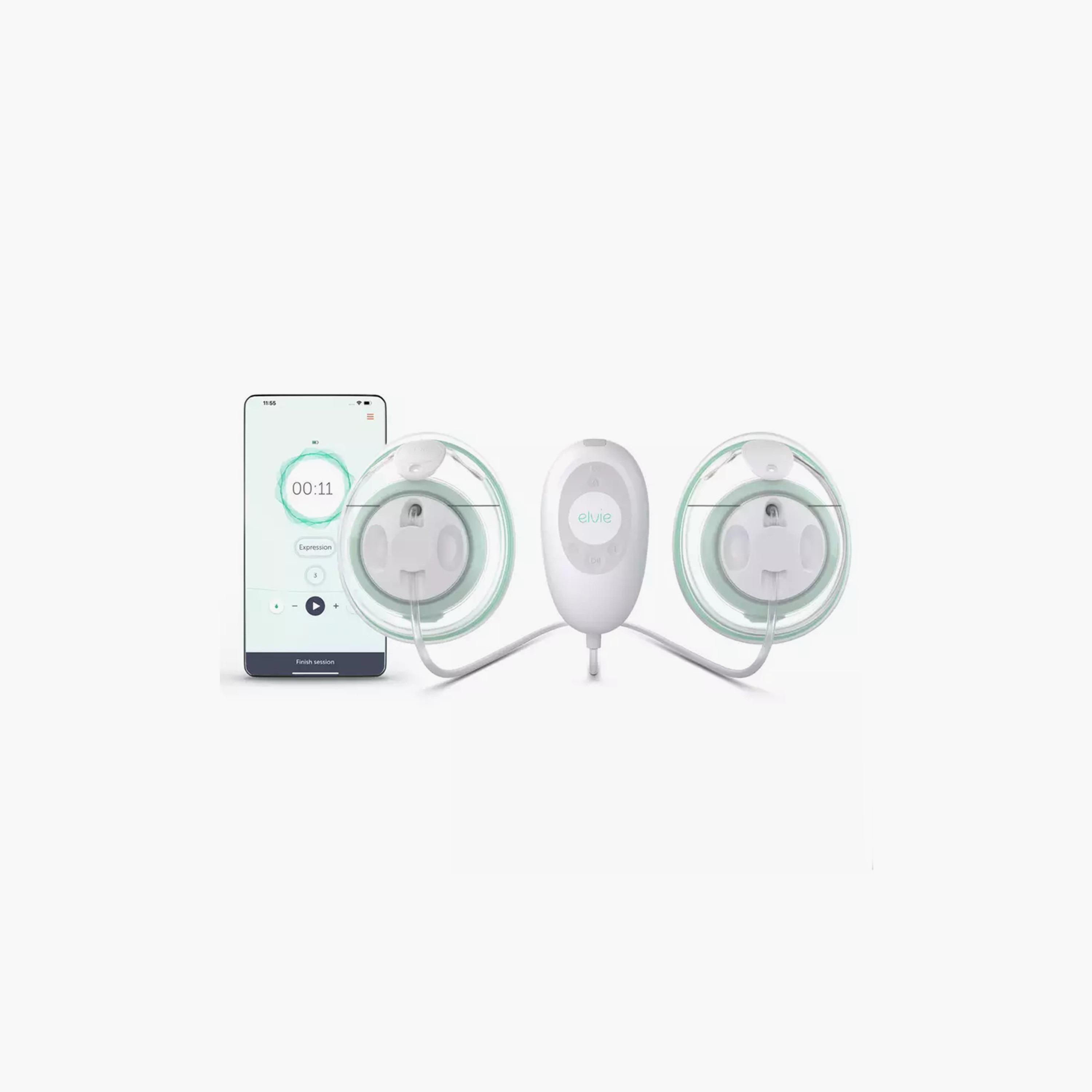 Elvie Stride Hospital-Grade Double Electric Breast Pump with App Control-baby-feeding-breastfeedingandcare-image-1