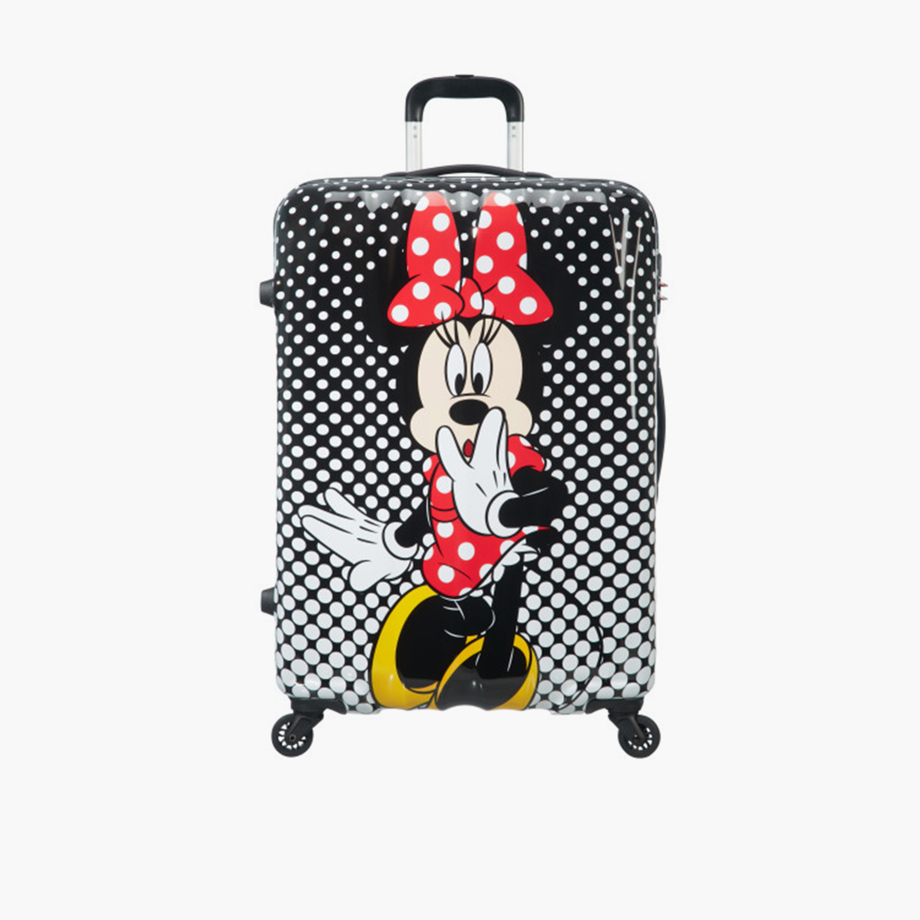American Tourister Wavebreaker 75 CM Large Check-in Polycarbonate with ABS Hard Sided 4-Wheeler Spinner Trolley Bag with Combination lock-travel-kidstrolleyandbags-image-1