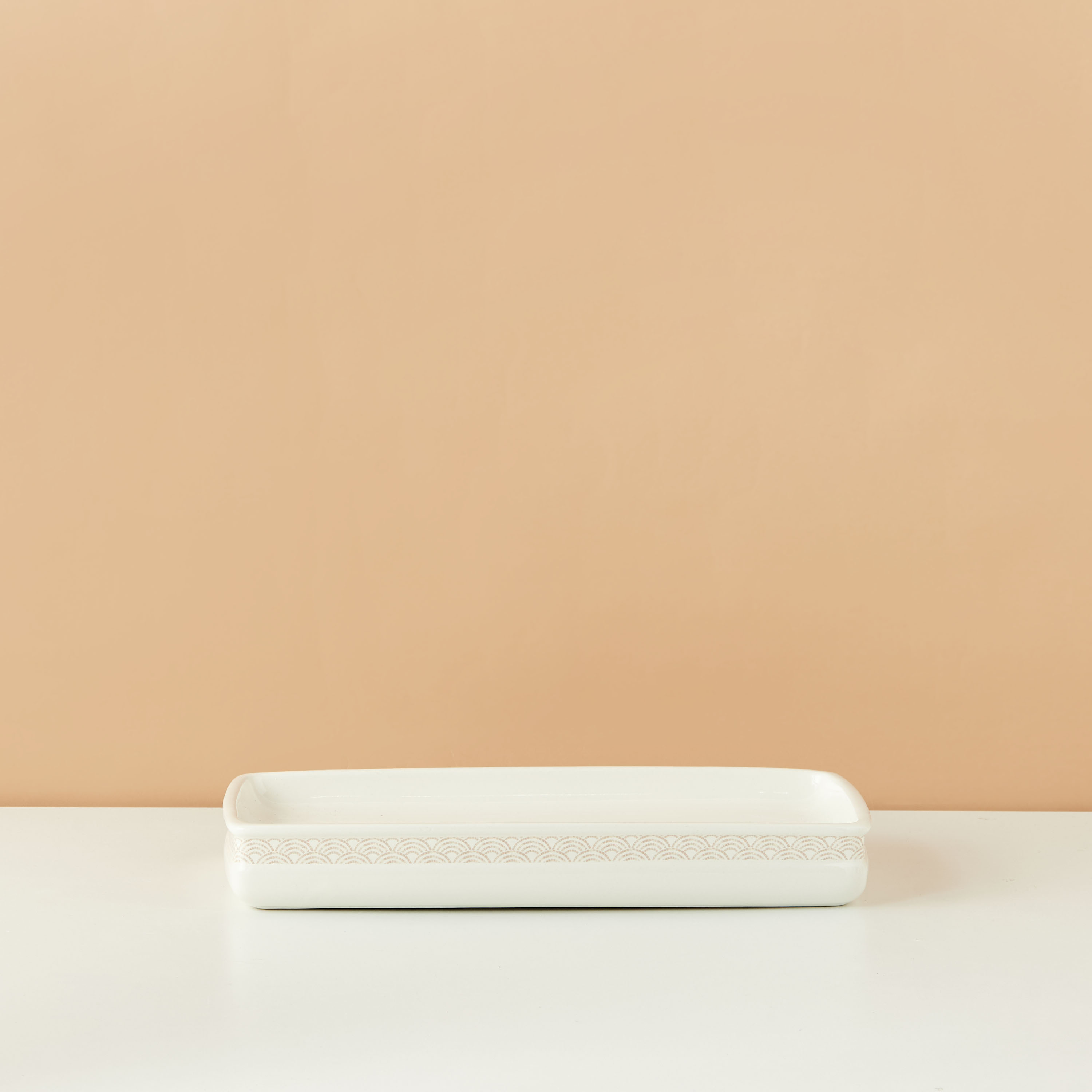 Shell Print Ceramic Tray-household-bathandlaundry-bathaccessories-toweltraysandplatforms-image-2