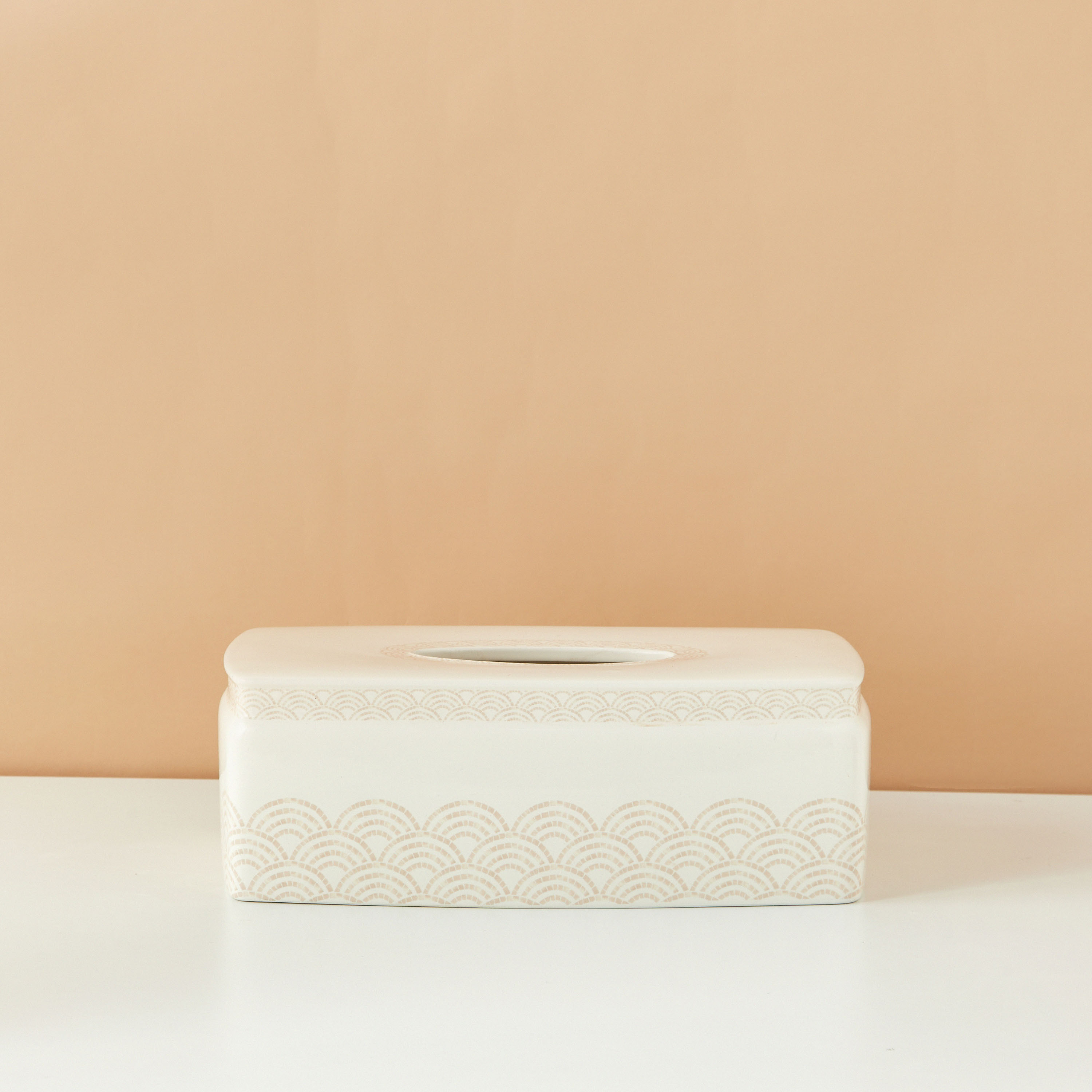 Shell Print Tissue Box-household-bathandlaundry-bathaccessories-tissueboxesandcottonjars-image-2