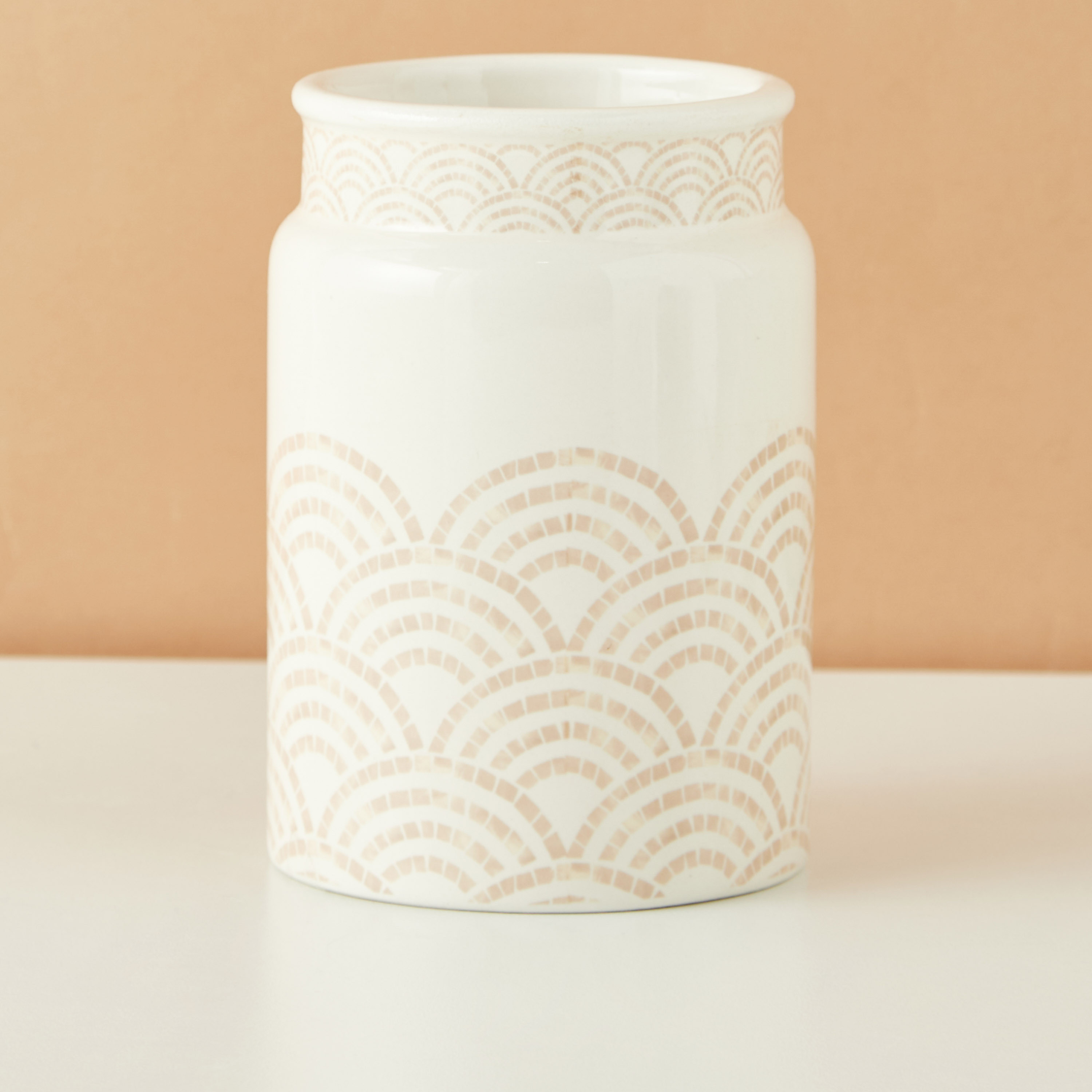Shell Print Tumbler-household-bathandlaundry-bathaccessories-toothbrushholdersandtumblers-image-2
