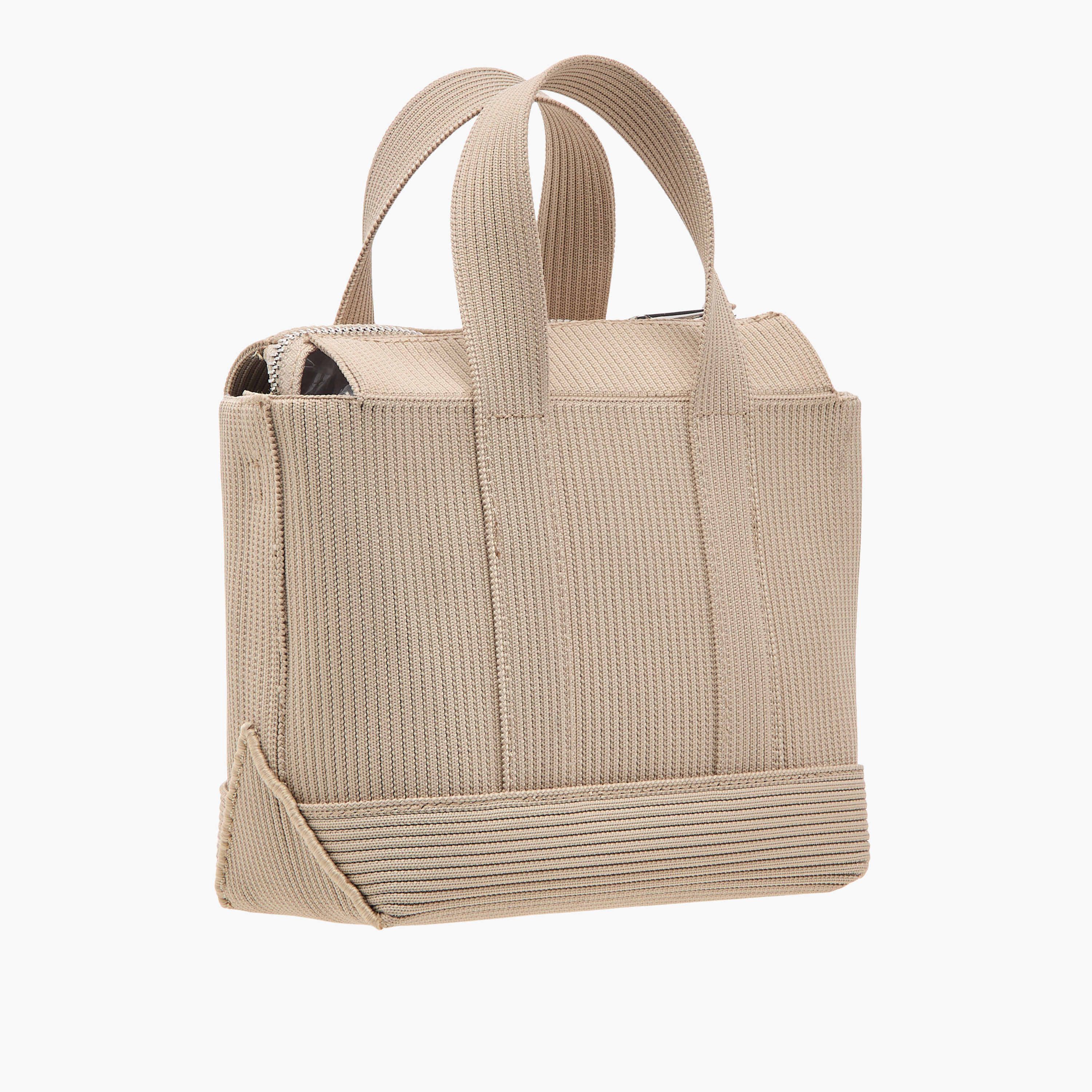 شنطة توتي صغيرة بسحاب إغلاق وحزام قابل للفصل ونقوش شعار من ميسي-women-bagsandwallets-handbags-image-3