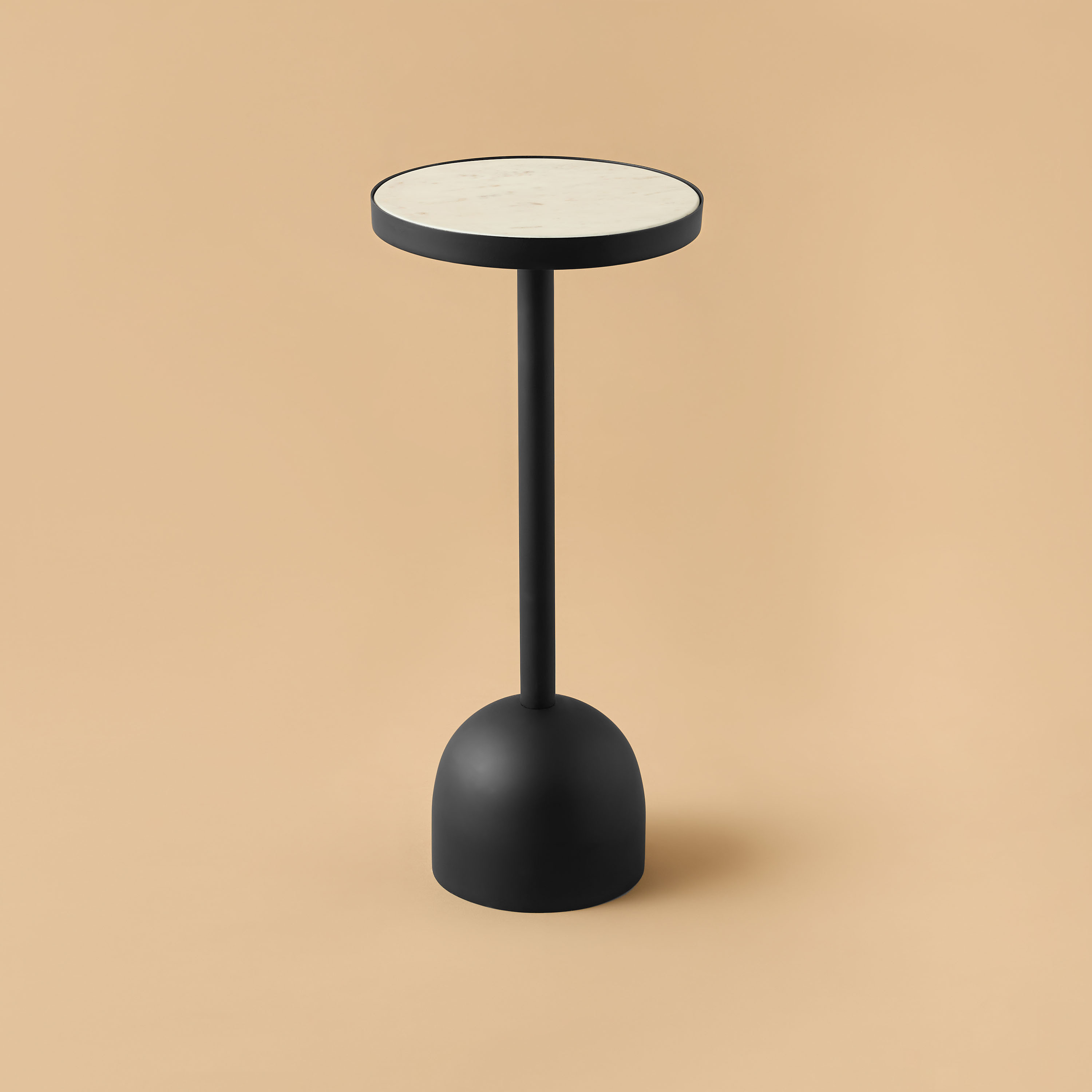 Marble Top Side Table - 23x23x51 cms-furniture-livingroom-sideandendtables-image-2