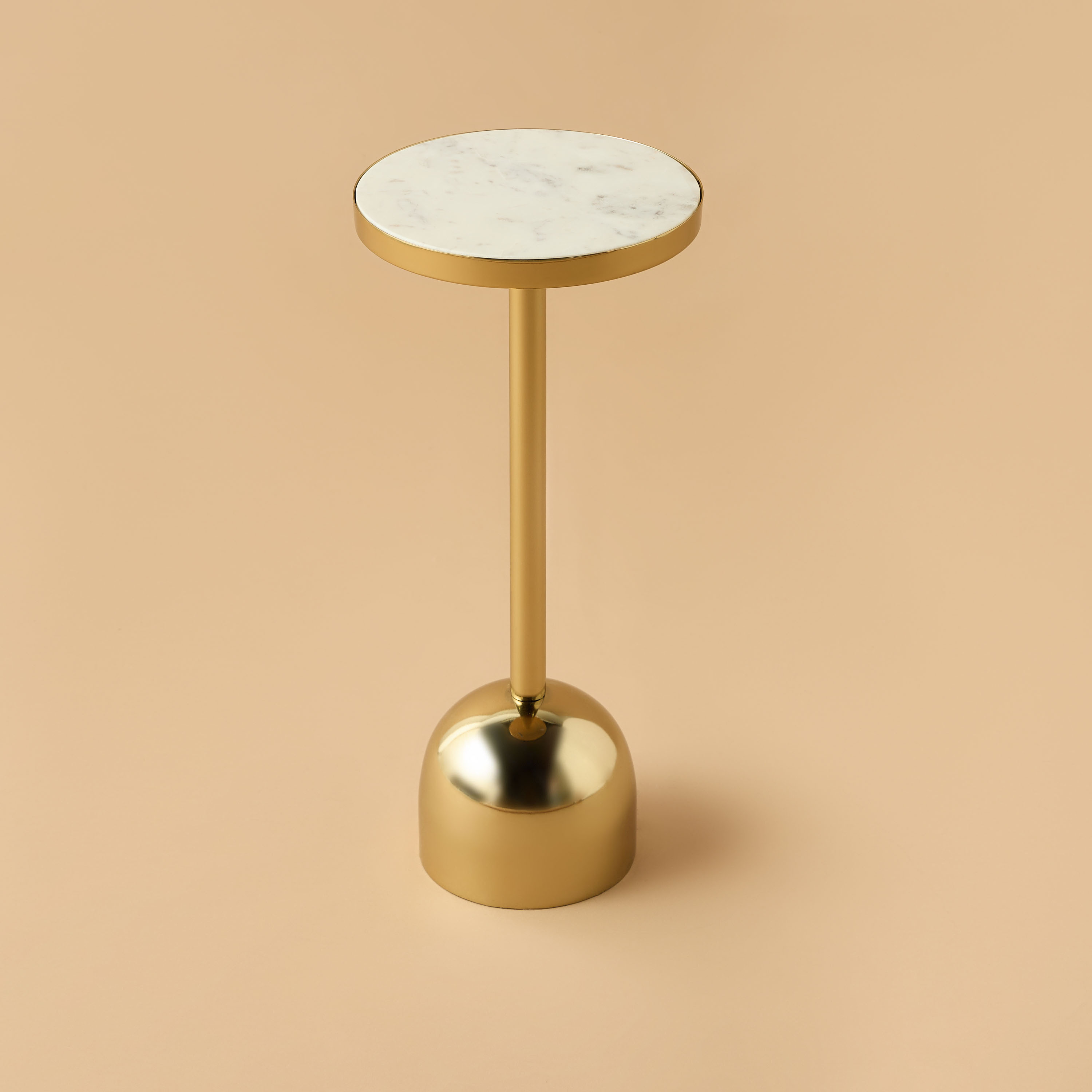 Marble Top Side Table - 23x23x51 cms-furniture-livingroom-sideandendtables-image-3