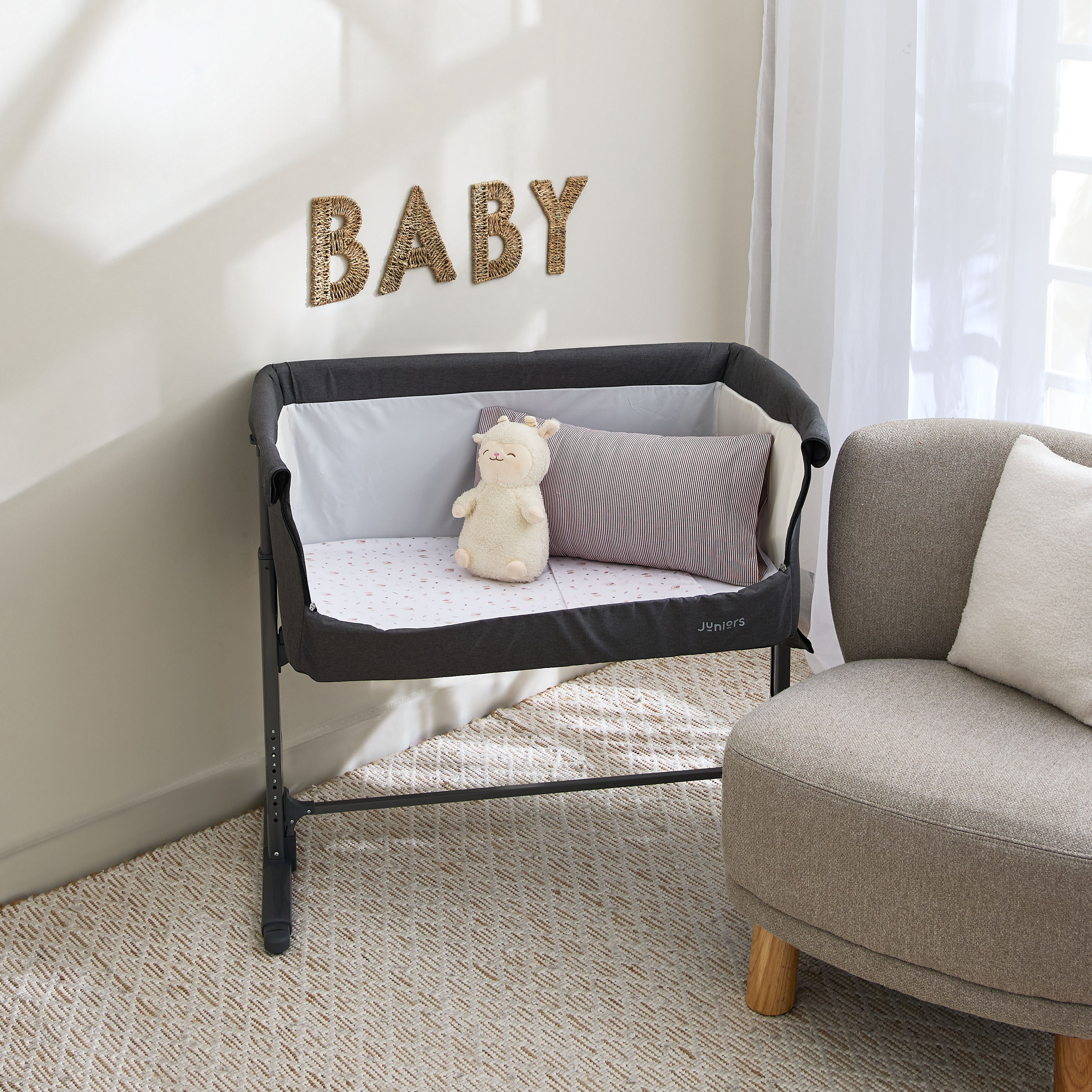 Cambrass 3-Piece Printed Flat Sheet Set - 80x120 cm-baby-nursery-babybedding-image-1