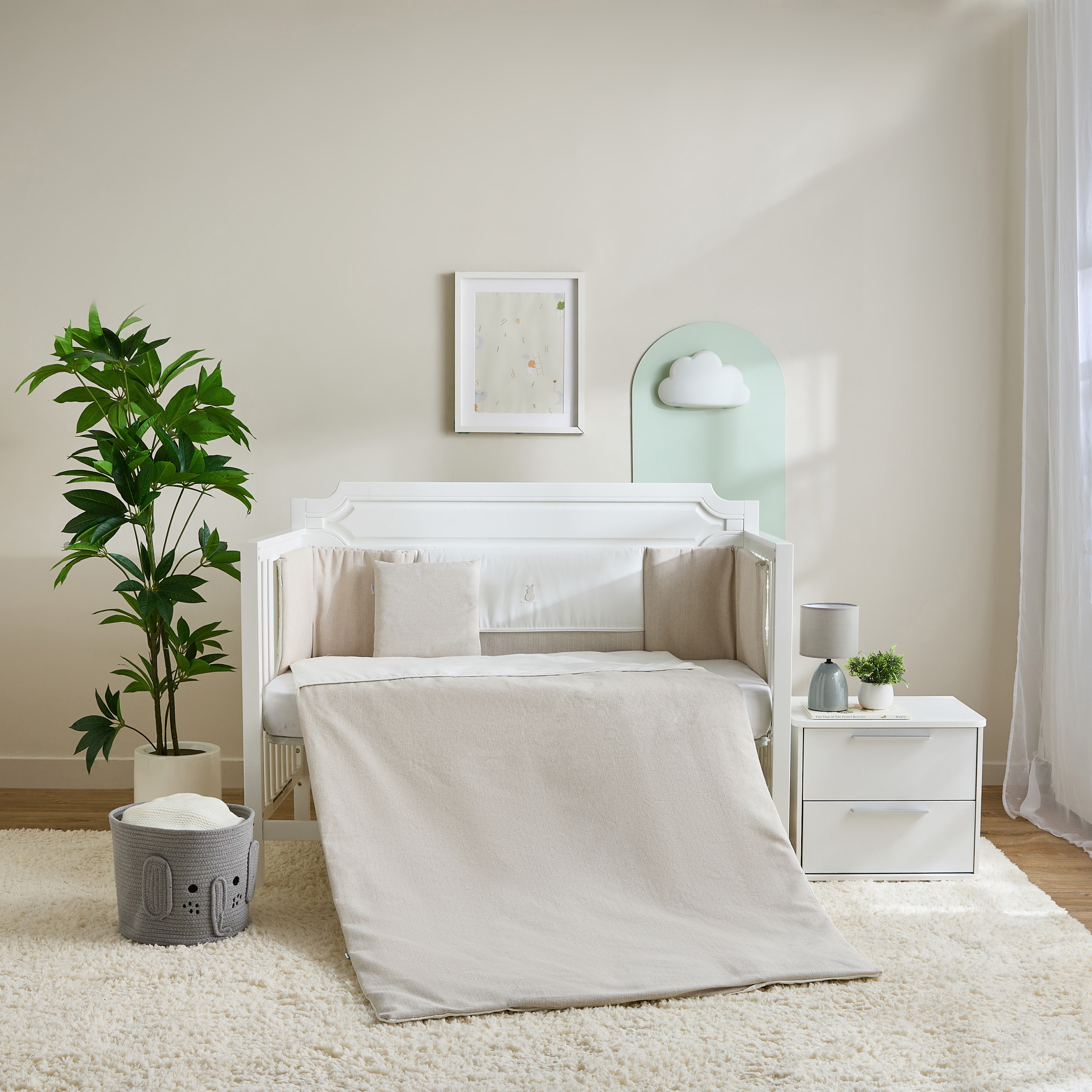 Cambrass Quilt Cover and Cot Bumper Set - 110x170 cm-baby-nursery-babybedding-image-14
