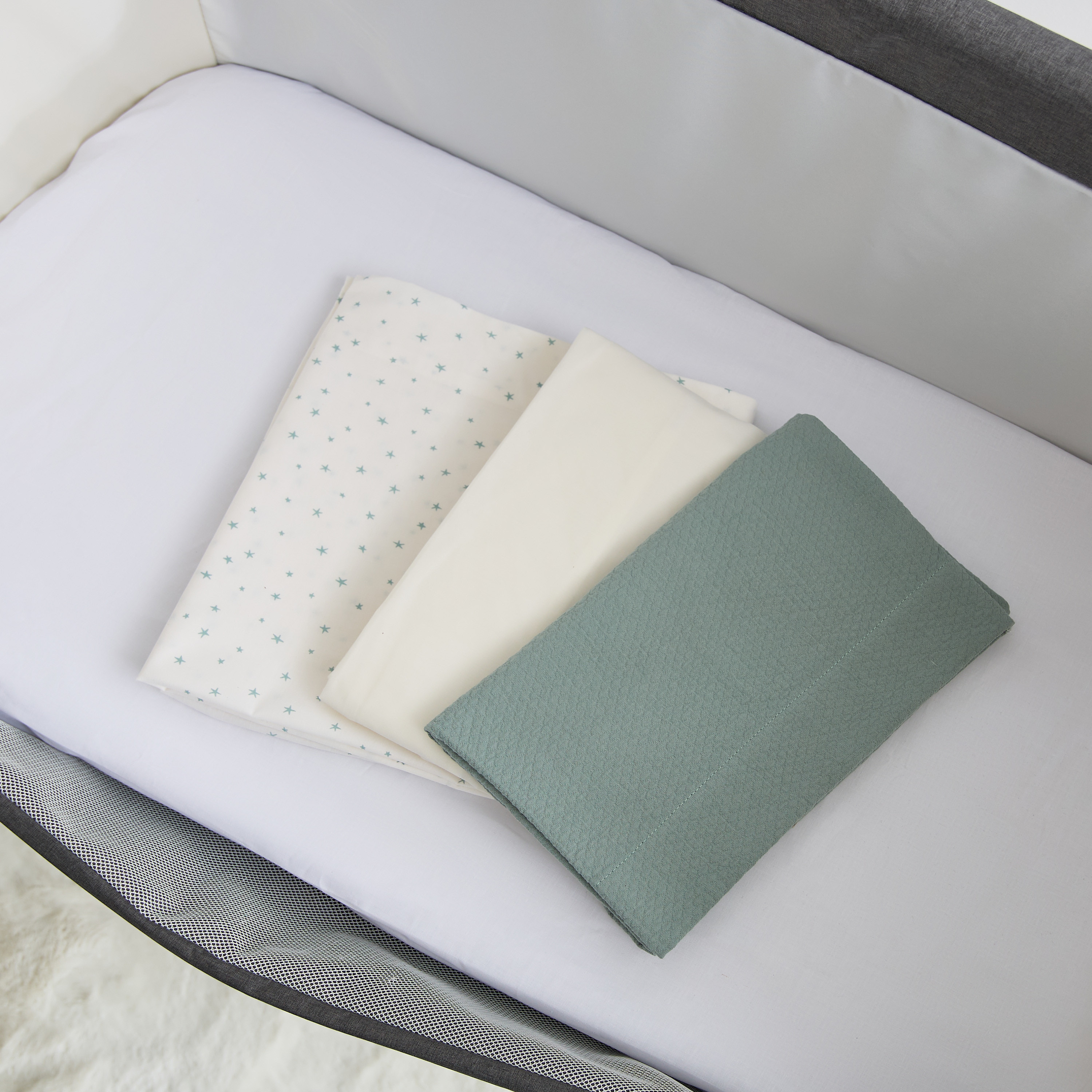 Cambrass 3-Piece Assorted Flat Sheet Set - 80x120 cm-baby-nursery-babybedding-image-5