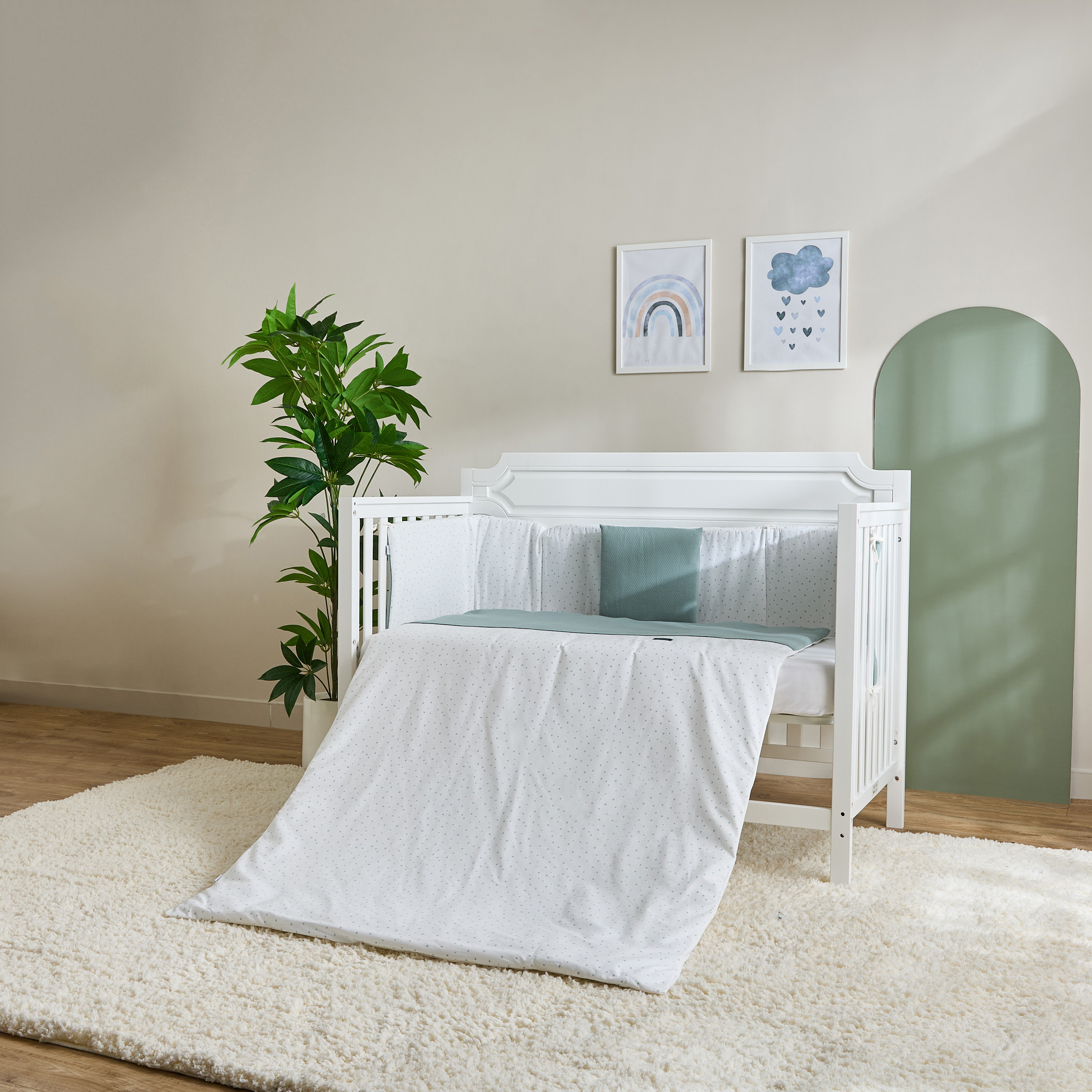 Cambrass Quilt Cover with Cot Bumper and Cushion - 110x170 cm-baby-nursery-babybedding-image-1