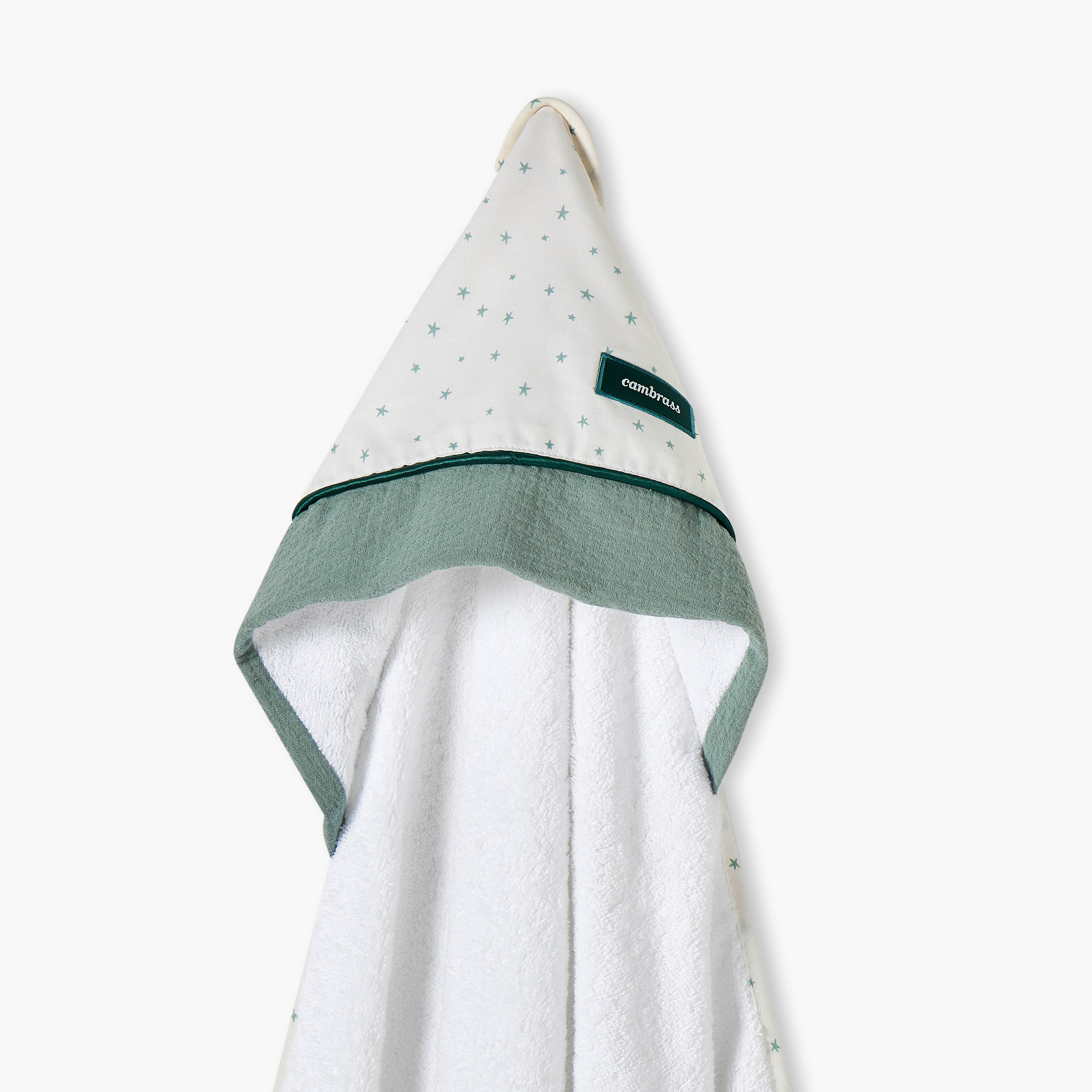 Cambrass Printed Hooded Baby Towel with Apron-baby-bathandcare-towels-image-2