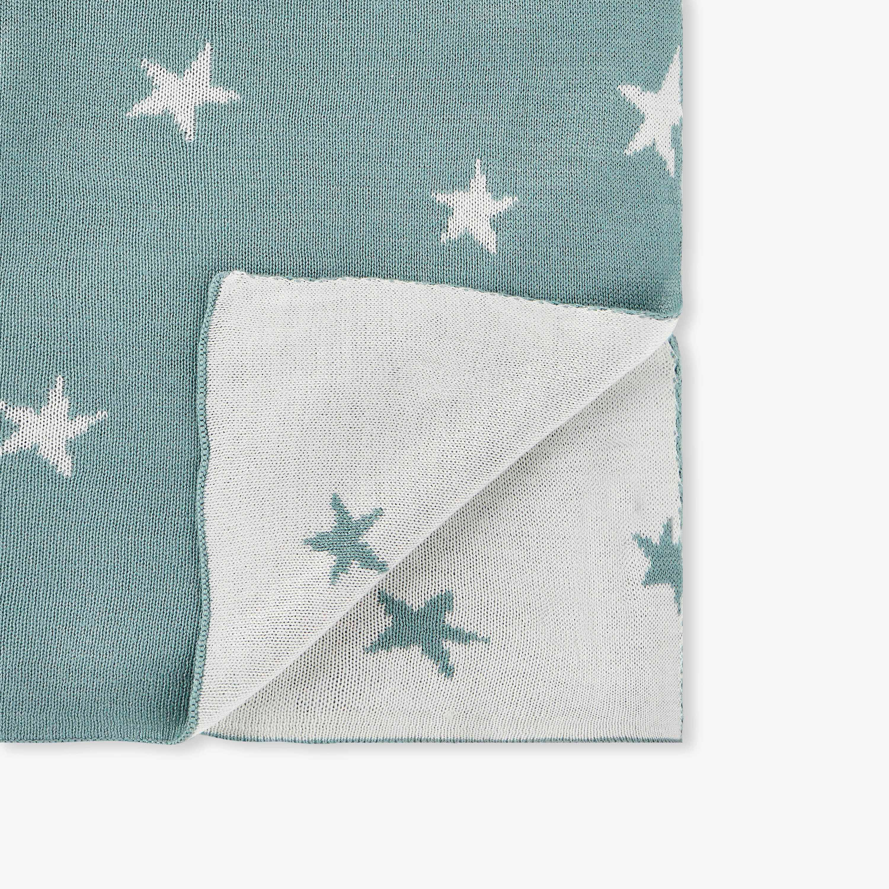 Cambrass All-Over Star Print Bamboo Baby Blanket - 80x100 cm-baby-nursery-blanketsandswaddles-blanketsandquilts-image-5