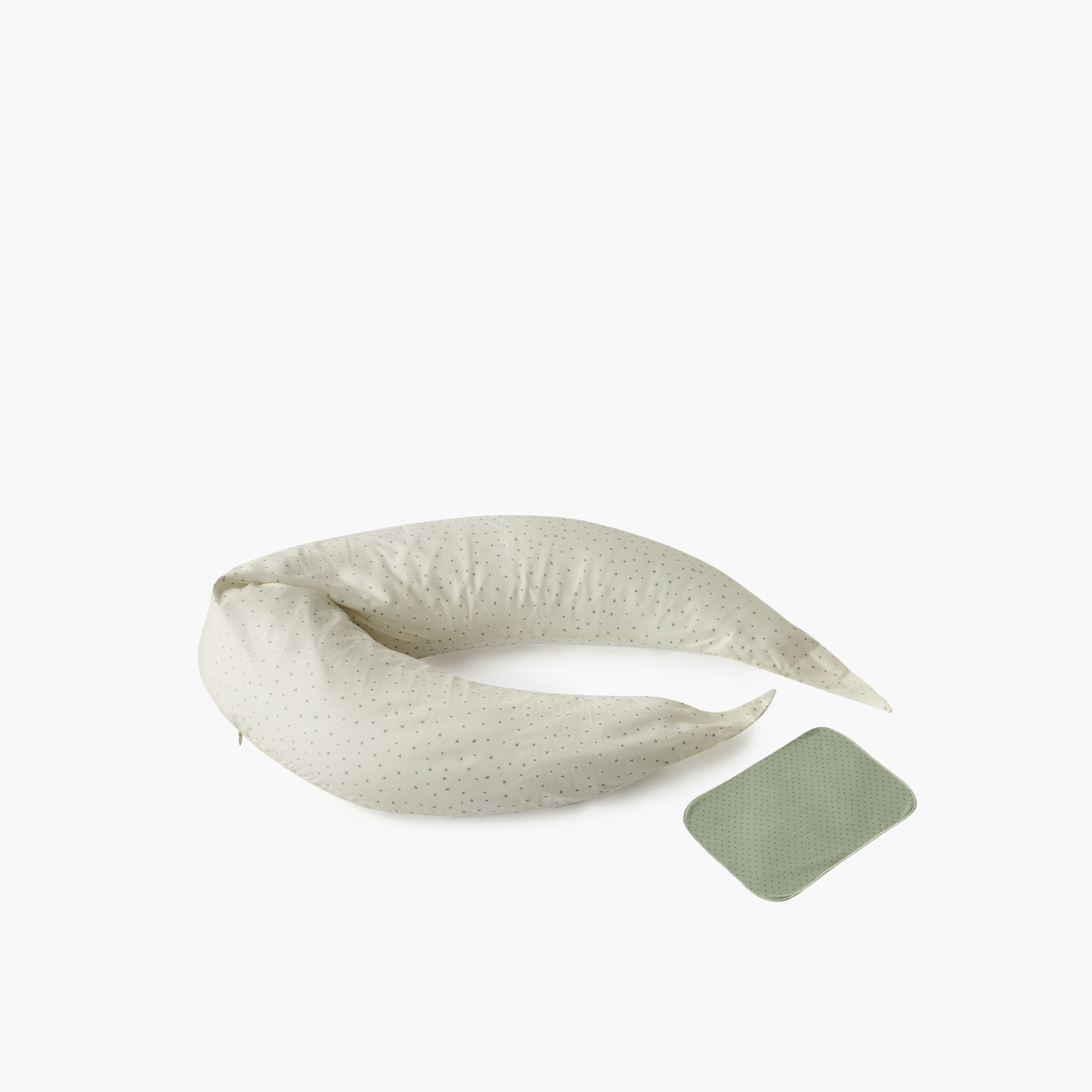 Cambrass Star Print Nursing Pillow - 80x185x16 cm-baby-feeding-breastfeedingandcare-image-1