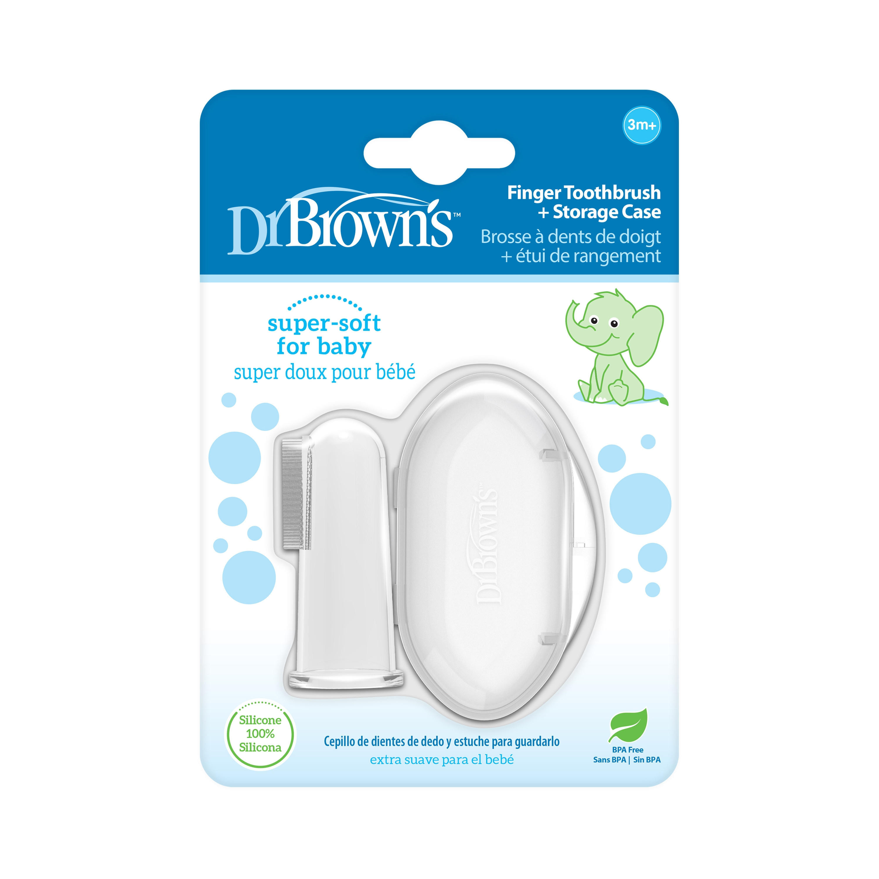 Dr. Brown's Silicone Finger Toothbrush with Case-baby-bathandcare-oralcare-image-2