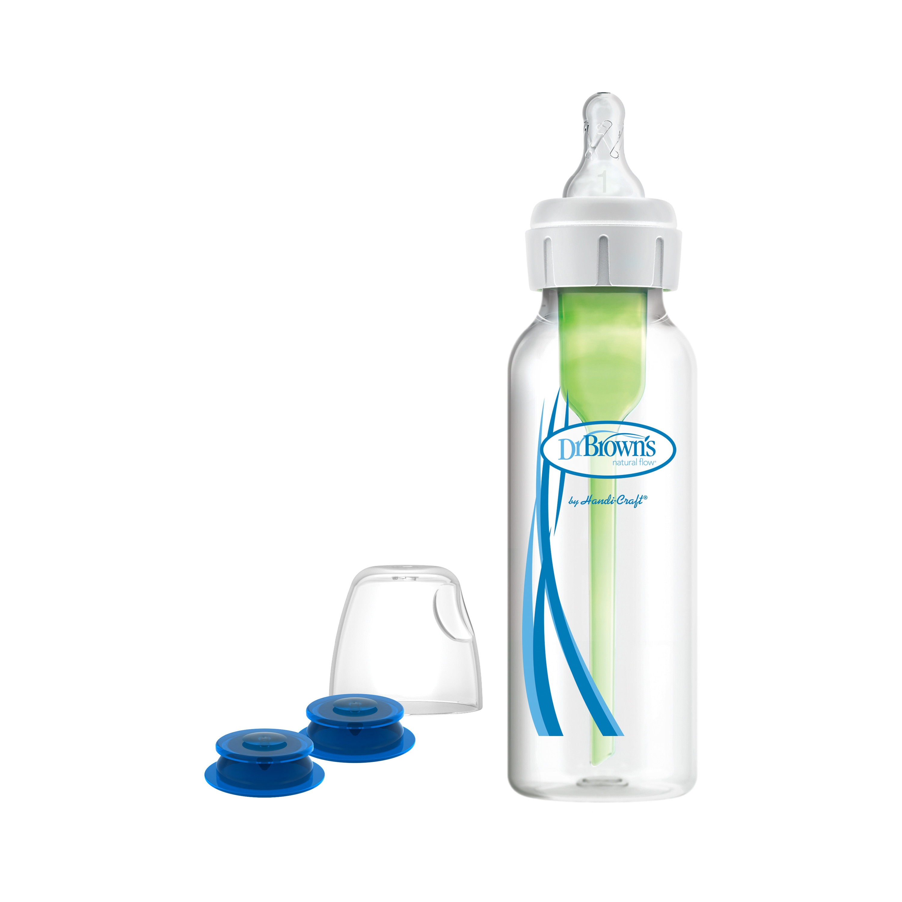 Dr. Brown's Medical Specialty Feeding System Narrow Neck Bottle with Valve & Nipple - 250 ml-baby-feeding-feedingbottles-bottlesandteats-image-1