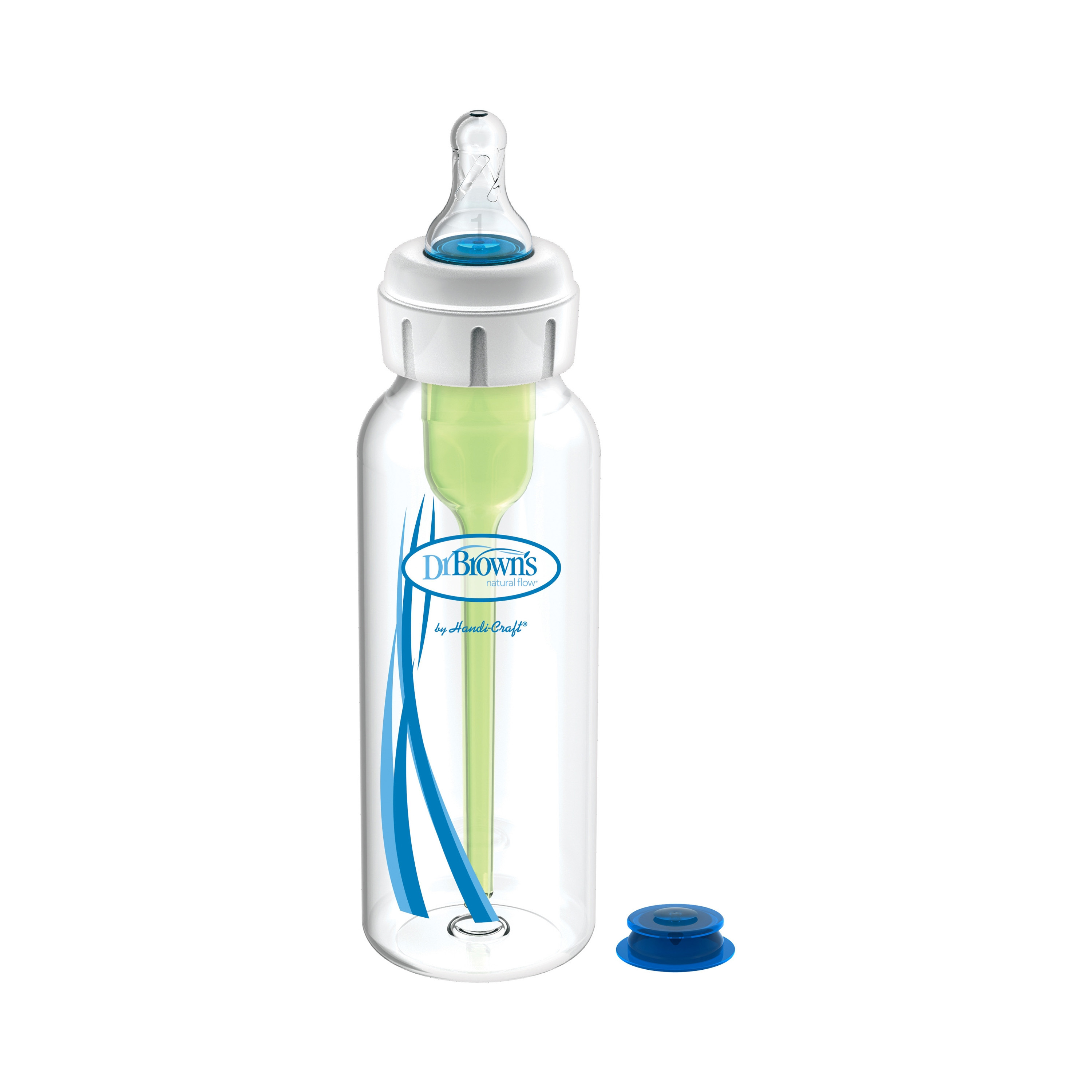 Dr. Brown's Medical Specialty Feeding System Narrow Neck Bottle with Valve & Nipple - 250 ml-baby-feeding-feedingbottles-bottlesandteats-image-2