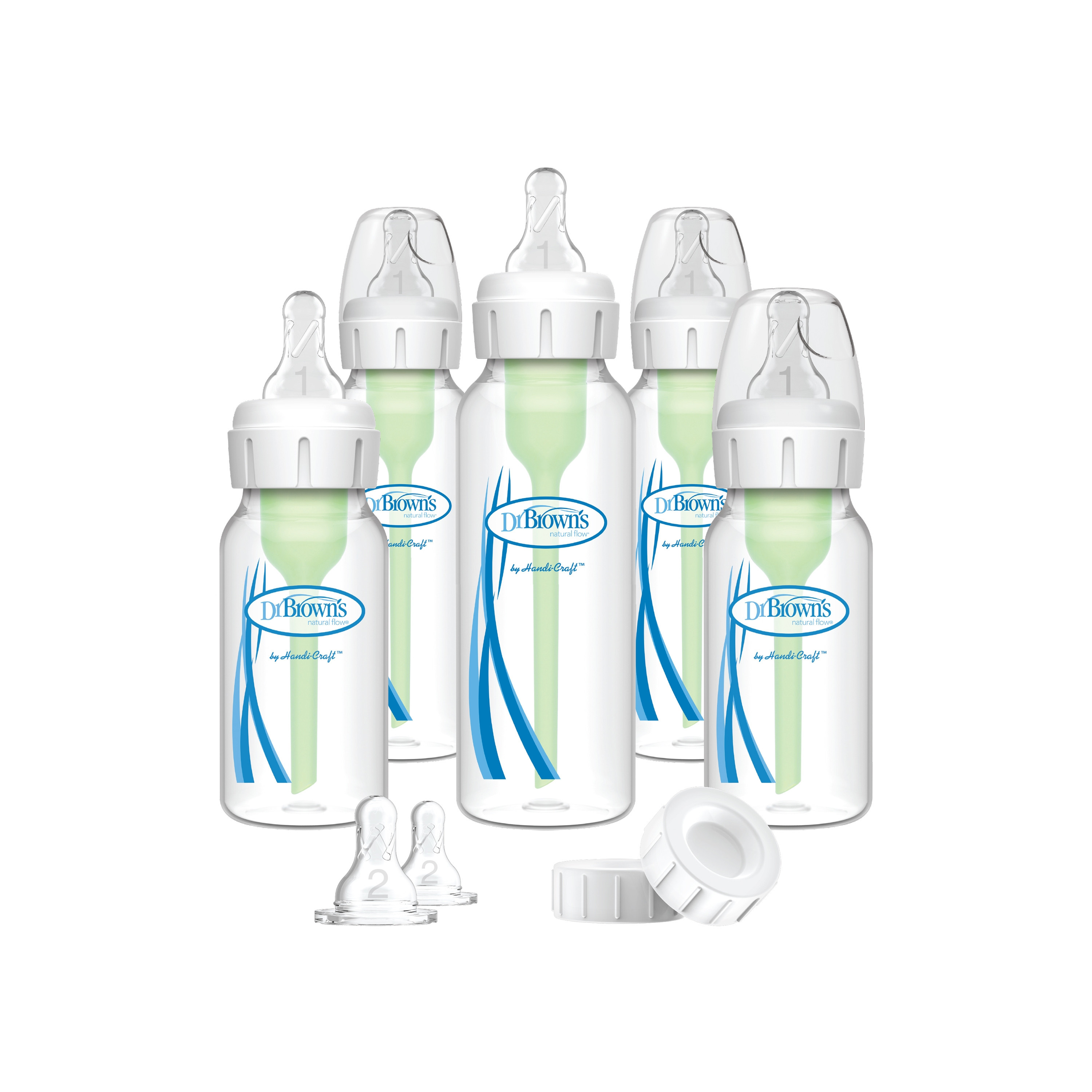 Dr. Brown's Anti-Colic Options+ Newborn Feeding Set-baby-feeding-feedingbottles-bottlesandteats-image-1