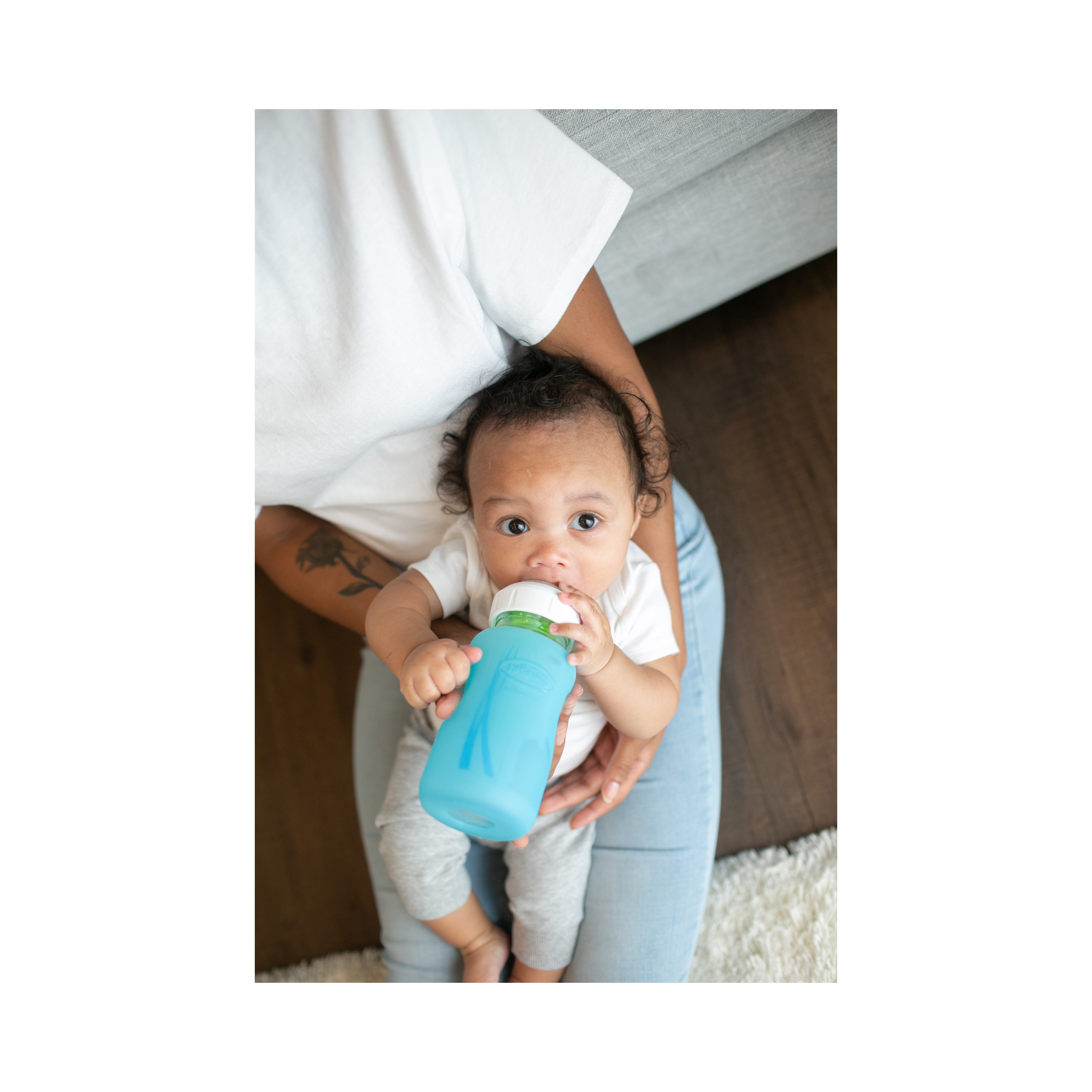 Dr. Brown's Wide Neck Glass Sleeve - 270 ml-baby-feeding-feedingbottles-bottlecovers-image-3