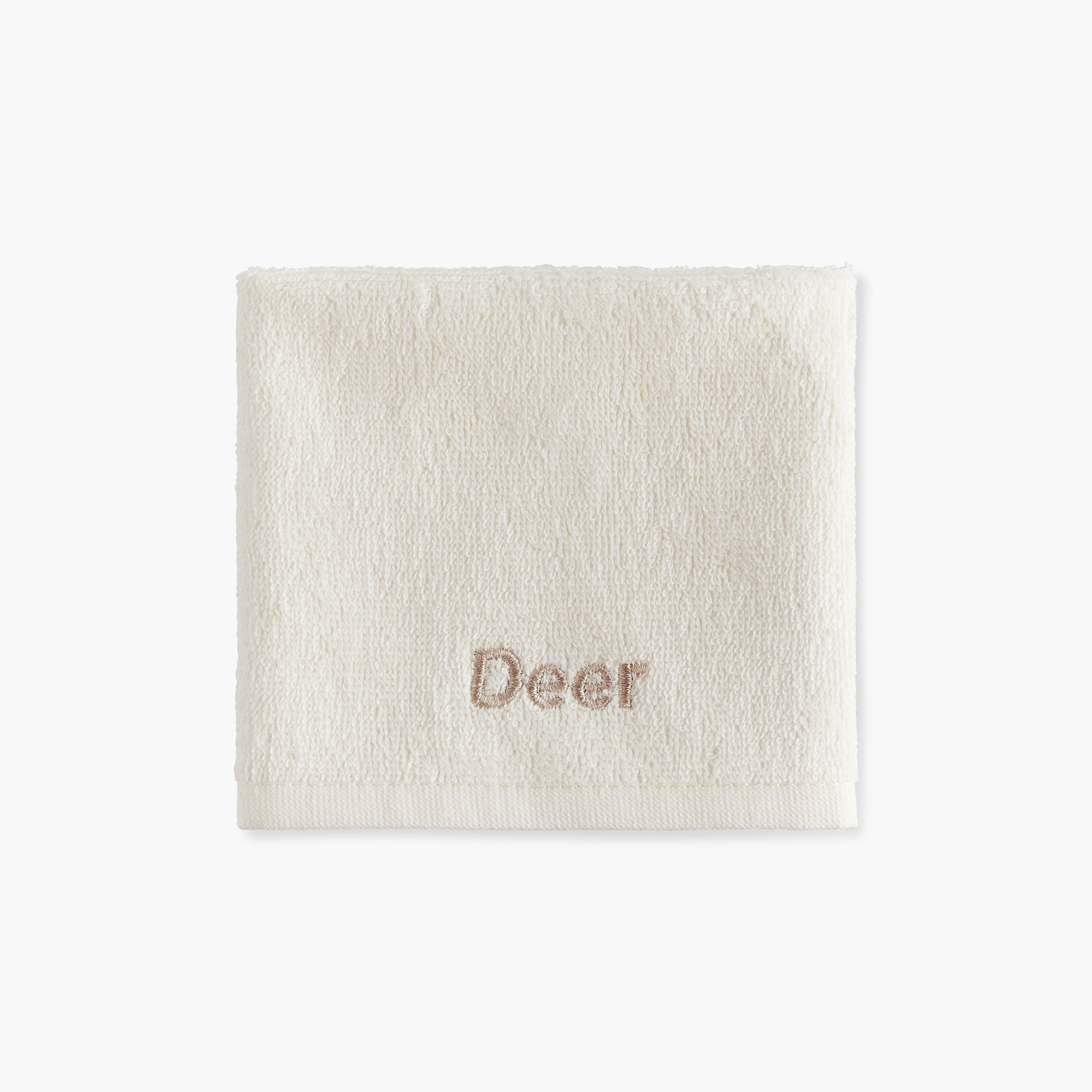 Juniors 4-Piece Deer Embroidered Wash Cloth Set - 26x26 cm-baby-bathandcare-towels-image-3