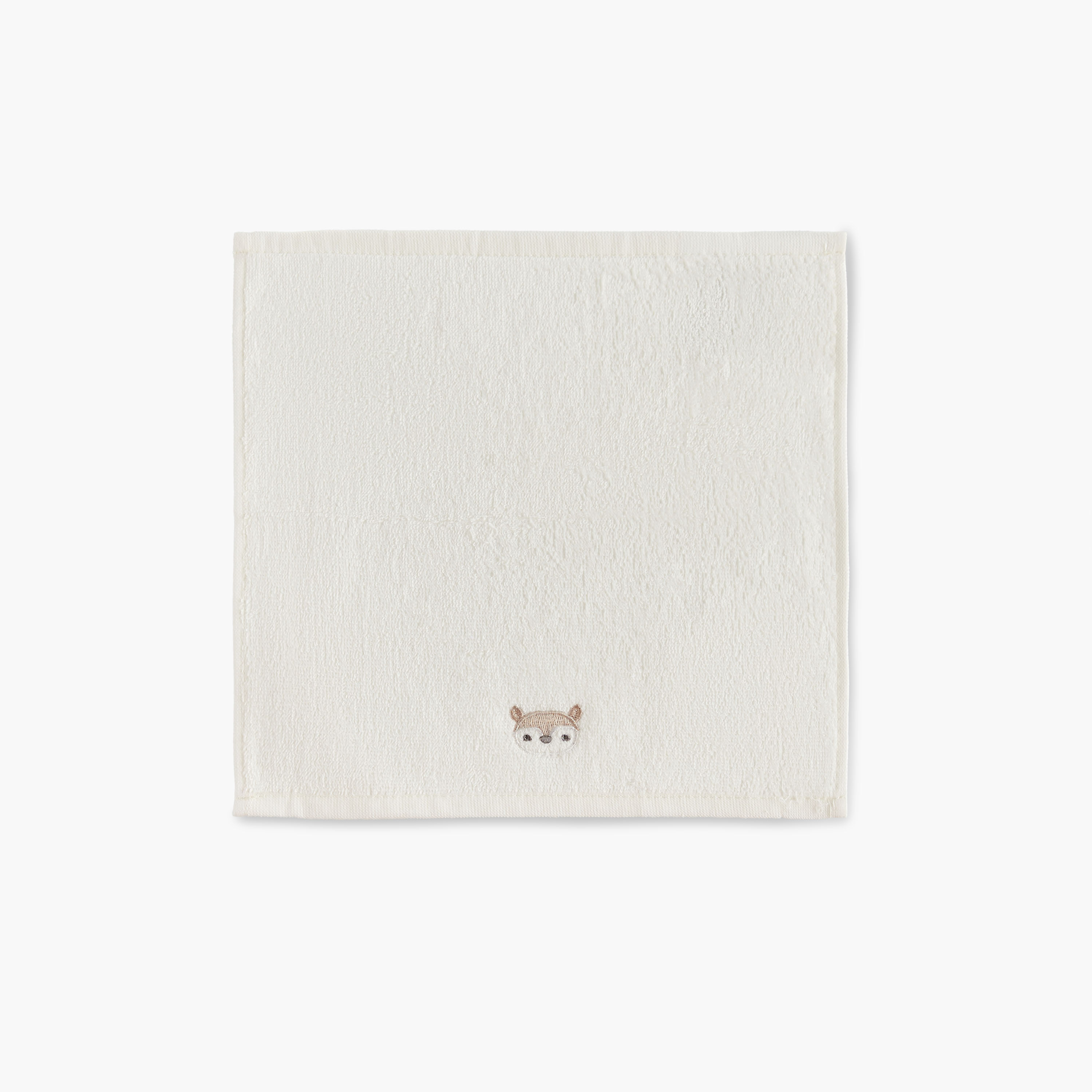 Juniors 4-Piece Deer Embroidered Wash Cloth Set - 26x26 cm-baby-bathandcare-towels-image-6