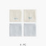 Juniors 4-Piece Hippo Embroidered Wash Cloth Set - 26x26 cm-baby-bathandcare-towels-image-1