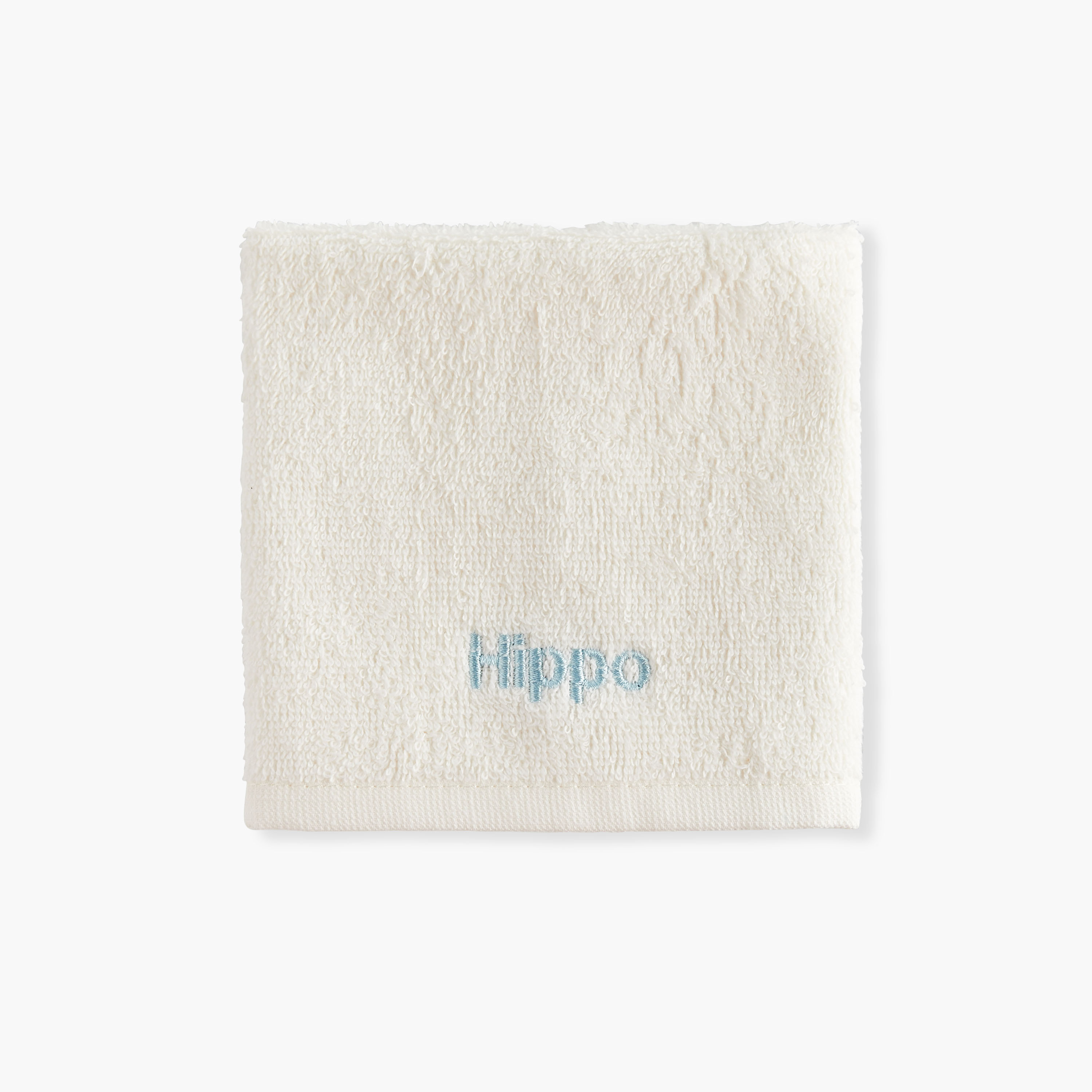 Juniors 4-Piece Hippo Embroidered Wash Cloth Set - 26x26 cm-baby-bathandcare-towels-image-2