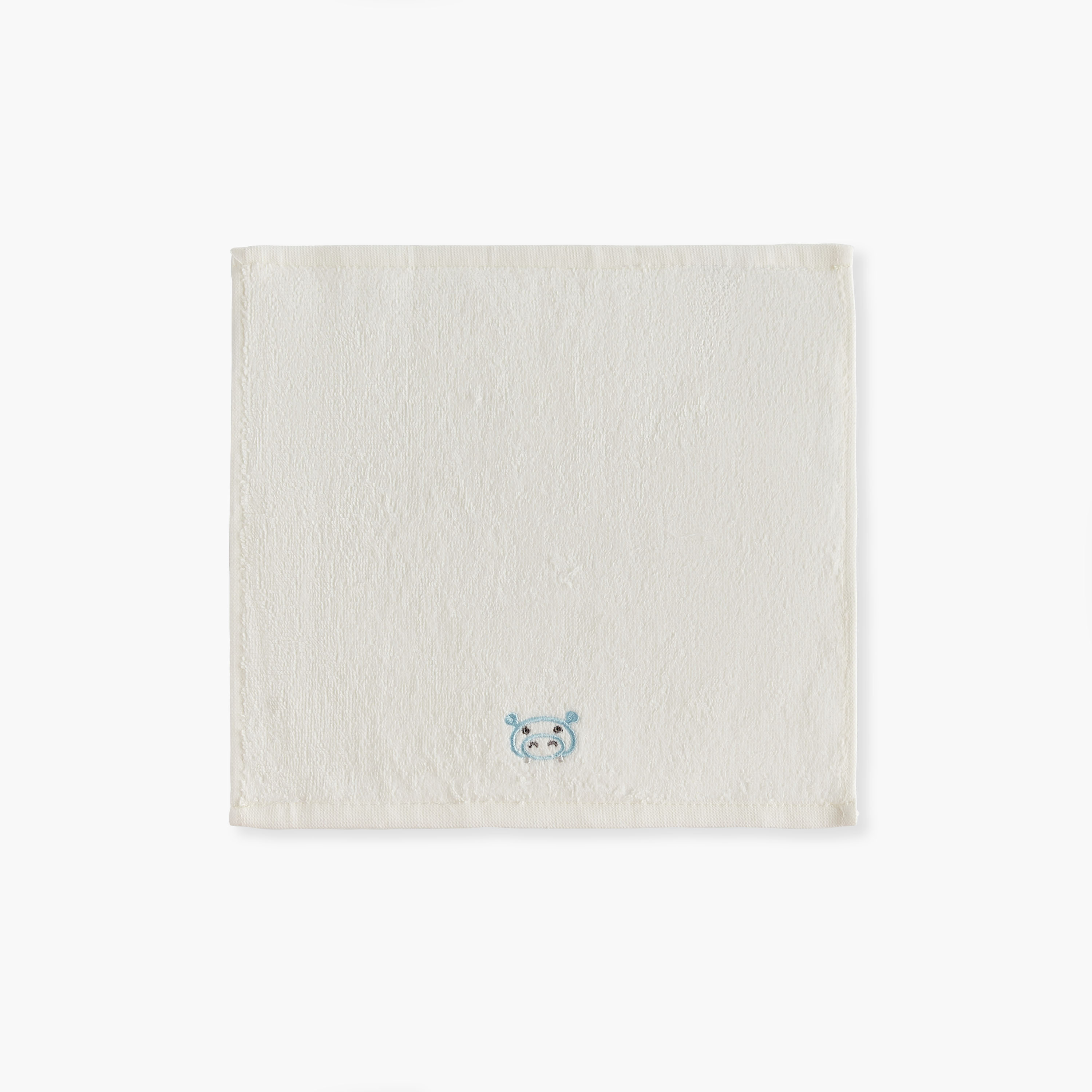 Juniors 4-Piece Hippo Embroidered Wash Cloth Set - 26x26 cm-baby-bathandcare-towels-image-6