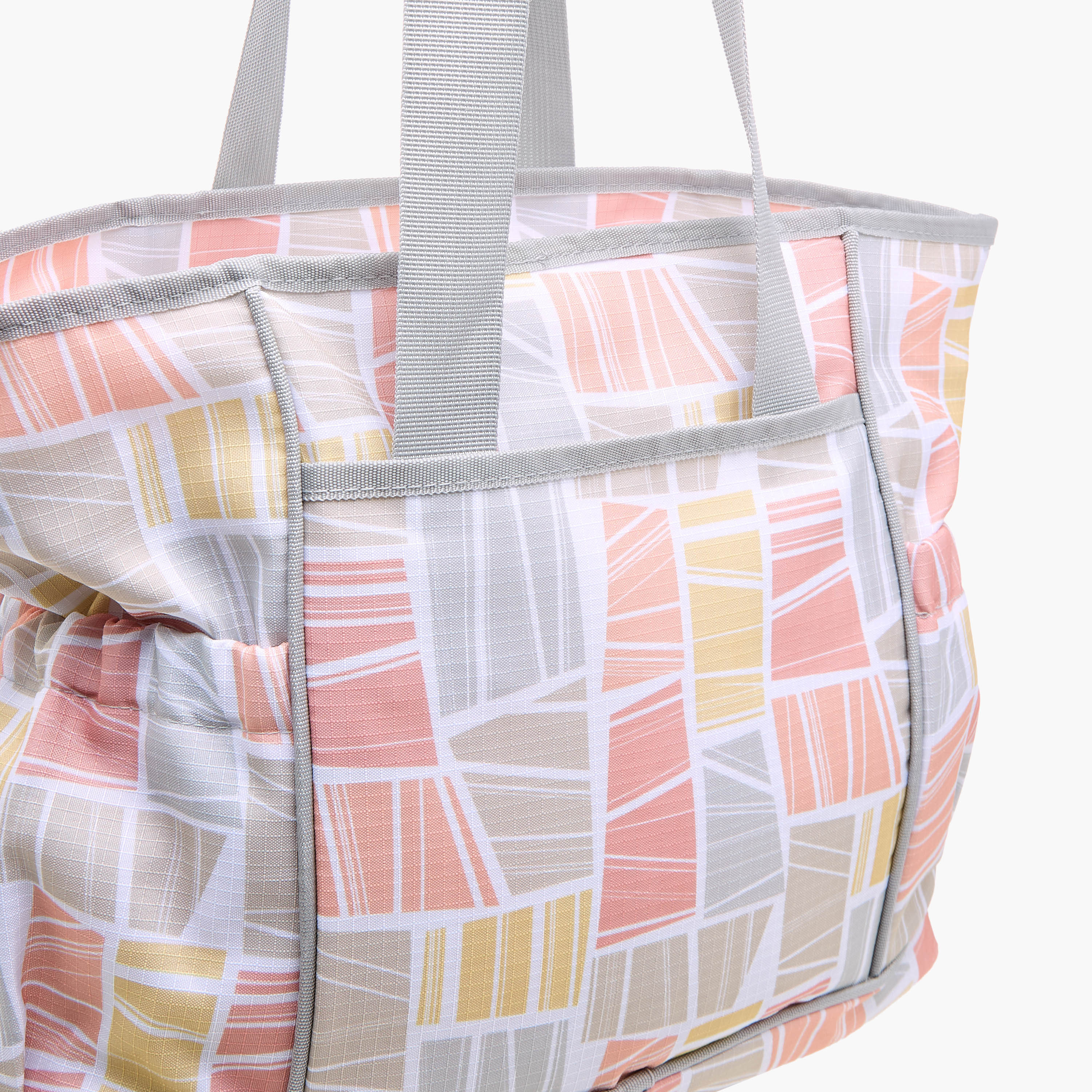 Juniors Abstract Print Diaper Bag with Double Handle and Changing Mat-baby-diapering-diaperbags-image-10