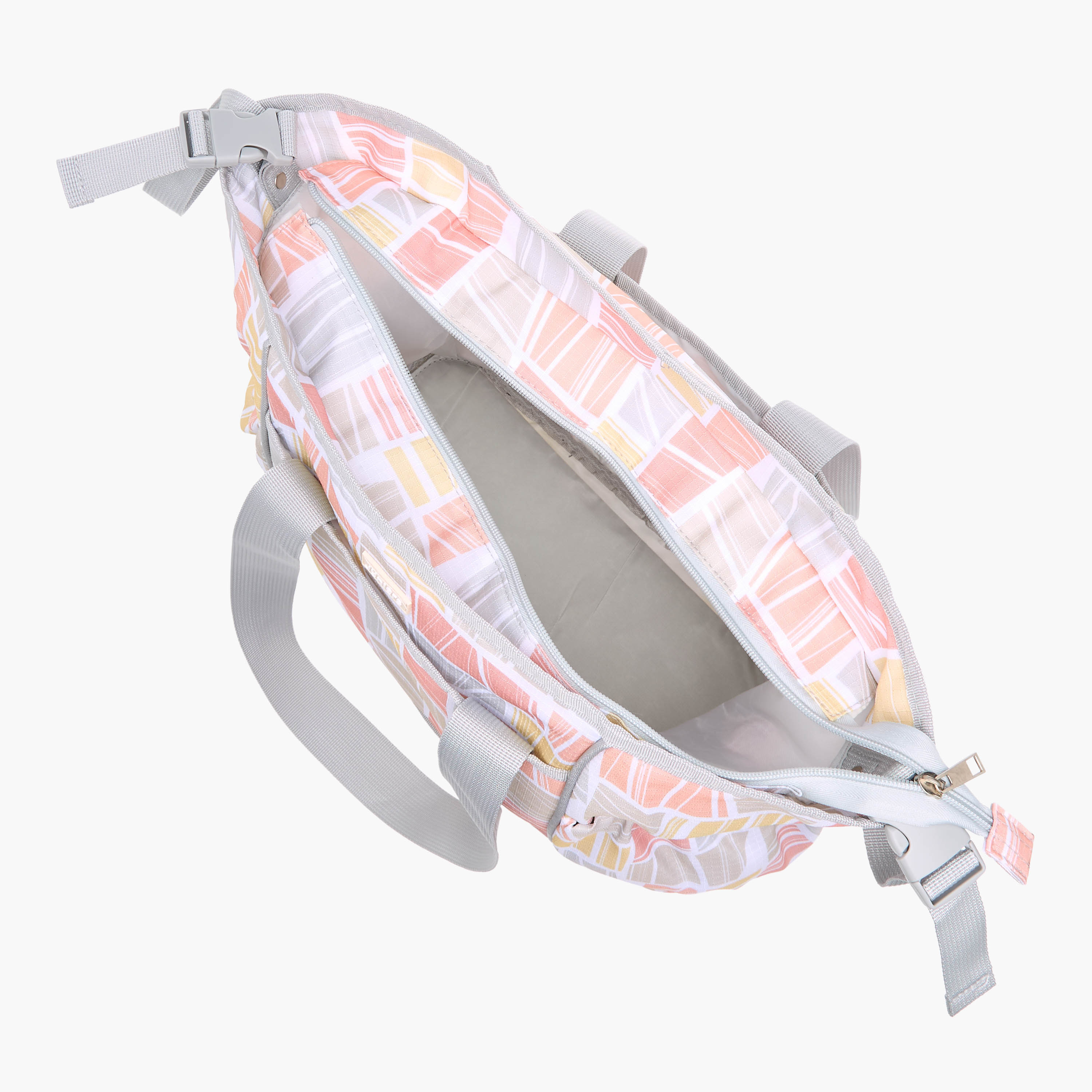 Juniors Abstract Print Diaper Bag with Double Handle and Changing Mat-baby-diapering-diaperbags-image-12