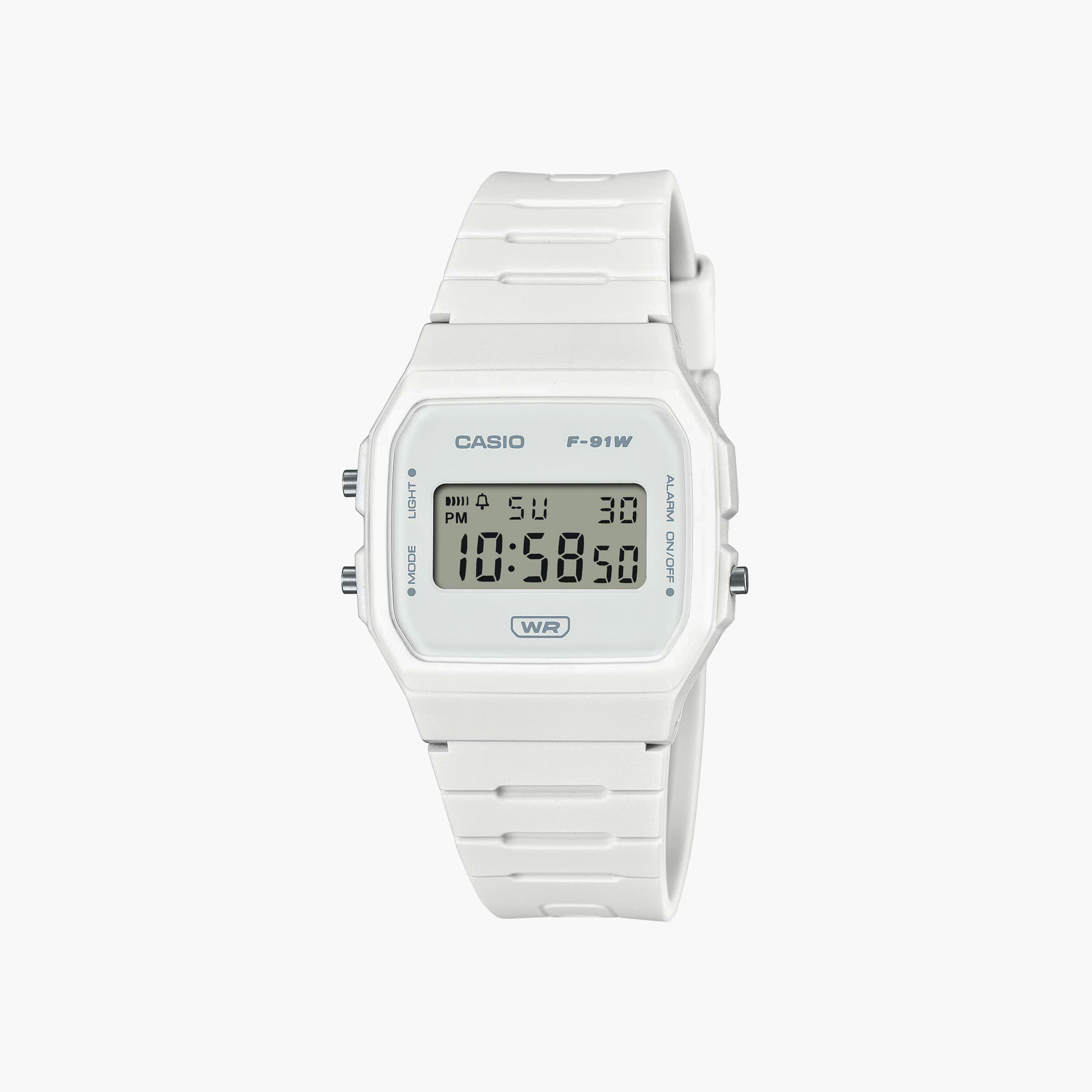 Casio Digital Wrist Watch White Resin-men-watchesandjewellery-watches-image-1