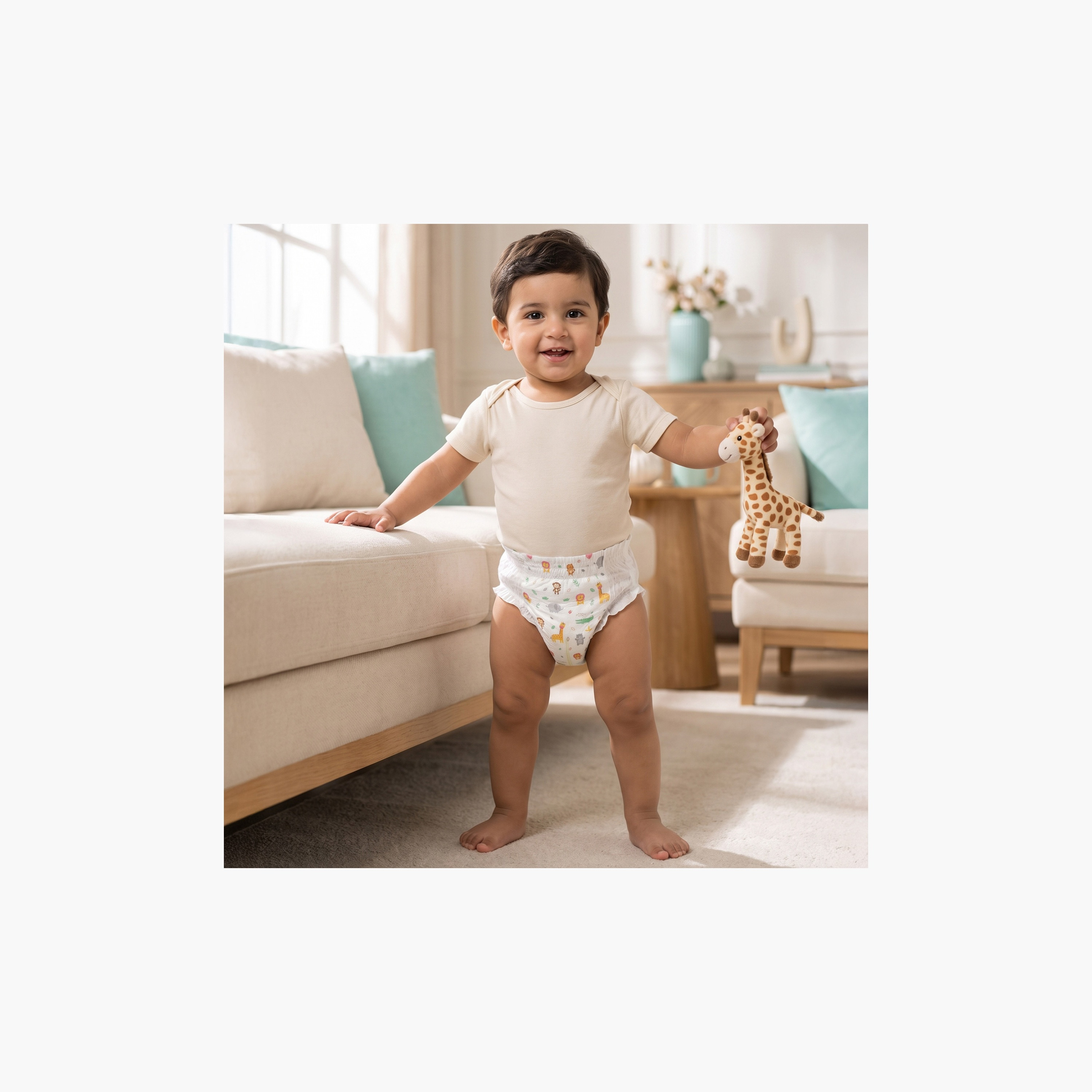 Juniors 38-Piece Pant Style Diapers Size 5 (11-18 kg) Feather Soft Mega Value Pack-baby-diapering-diapers-image-13