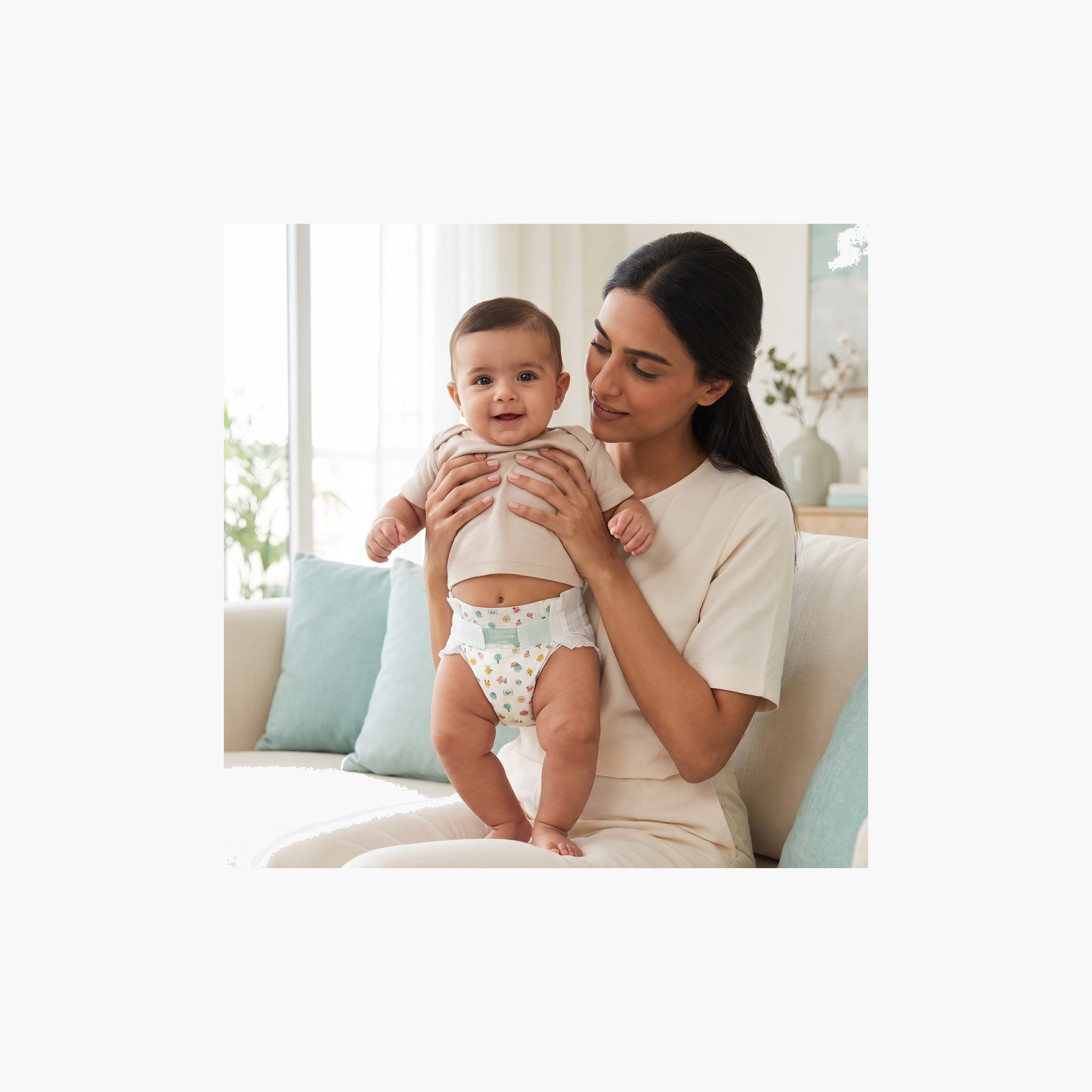 Juniors 156-Piece Tape Style Diapers Size 3 (4-9 kg) Feather Soft Mega Value Pack-baby-diapering-diapers-image-12
