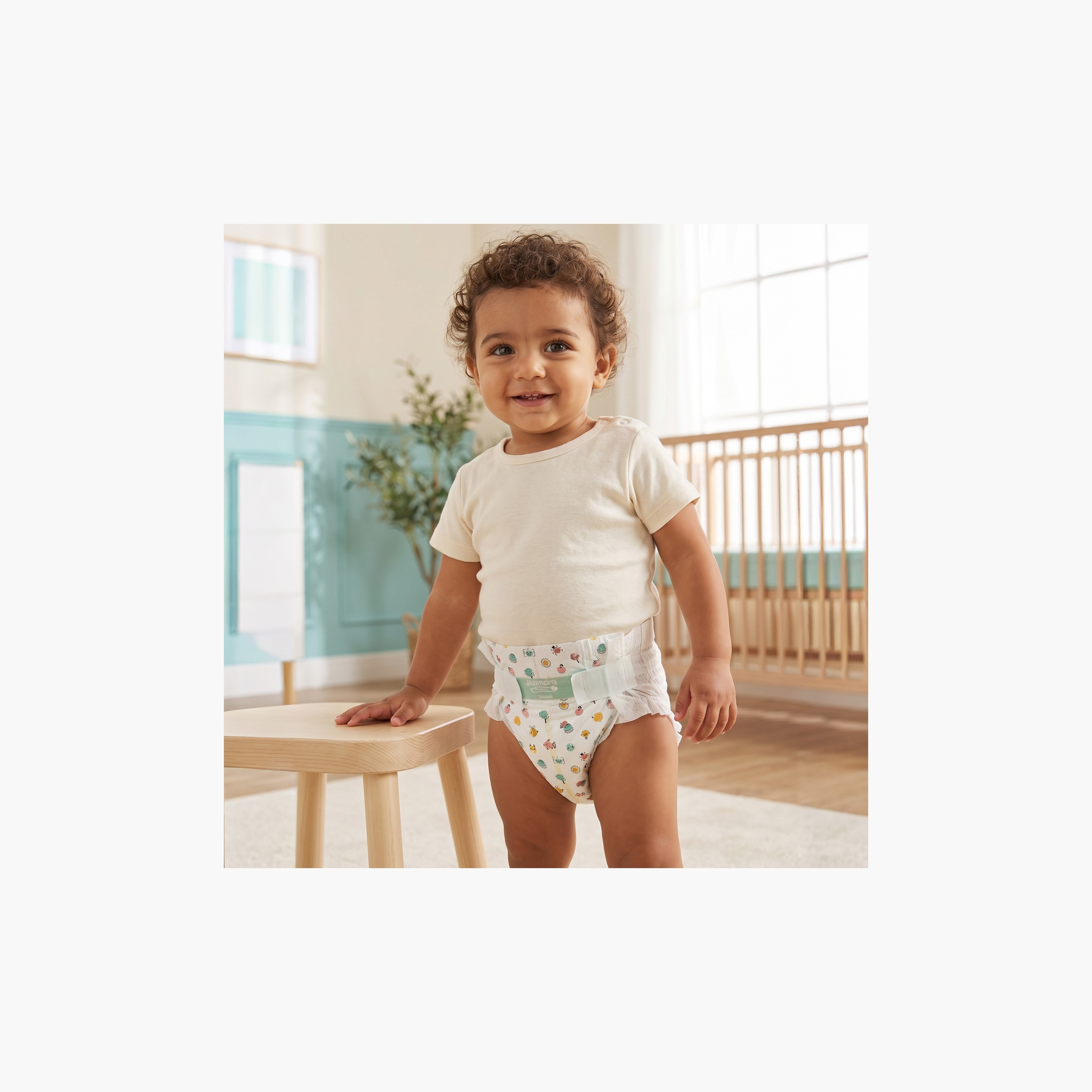 Juniors 132-Piece Tape Style Diapers Size 5 (11-18 kg) Feather Soft Mega Value Pack-baby-diapering-diapers-image-13