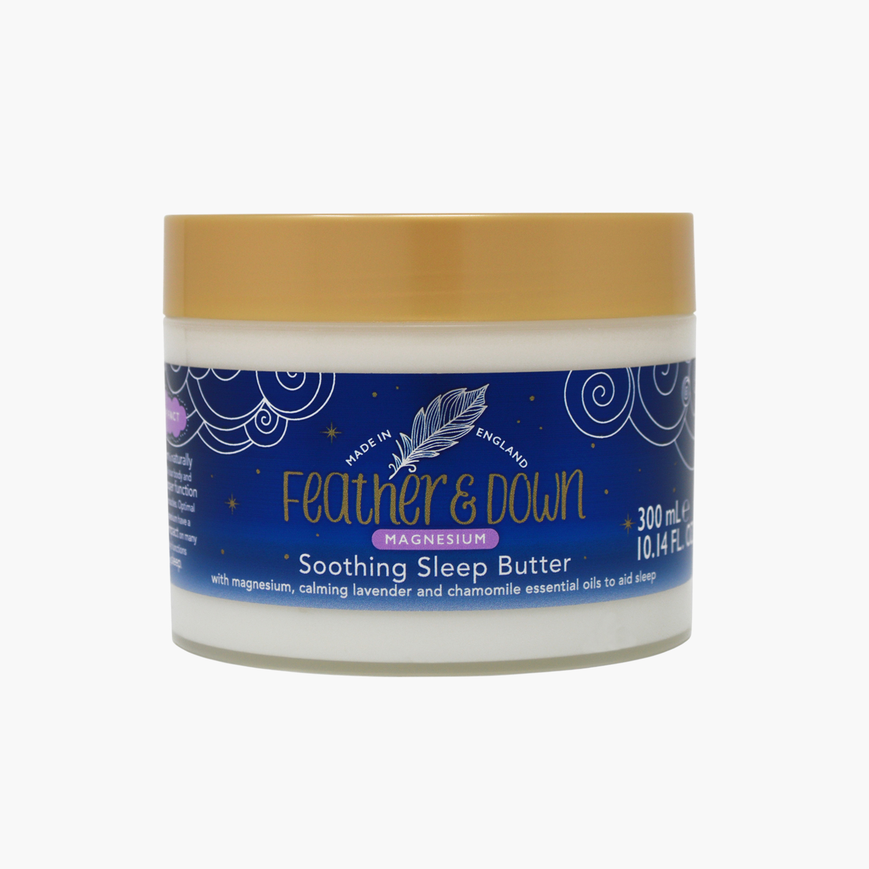 Feather & Down Magnesium Soothing Sleep Butter - 300 ml-beautyandpersonalcare-bathandbody-bodycare-bodybutters-image-1