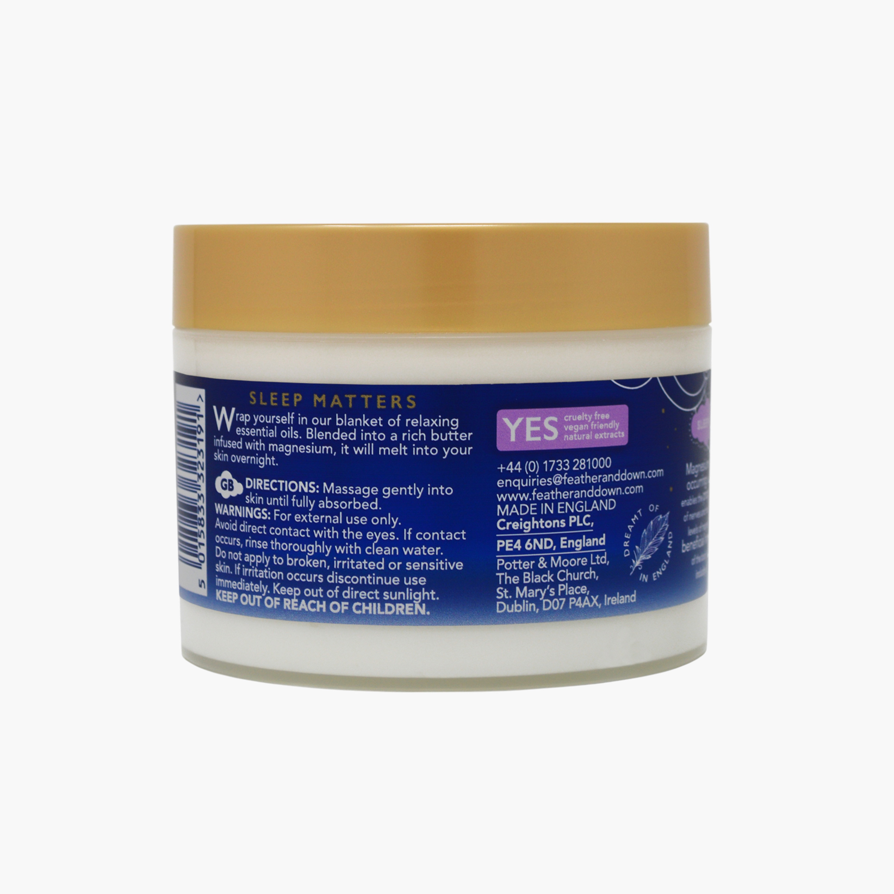 Feather & Down Magnesium Soothing Sleep Butter - 300 ml-beautyandpersonalcare-bathandbody-bodycare-bodybutters-image-2