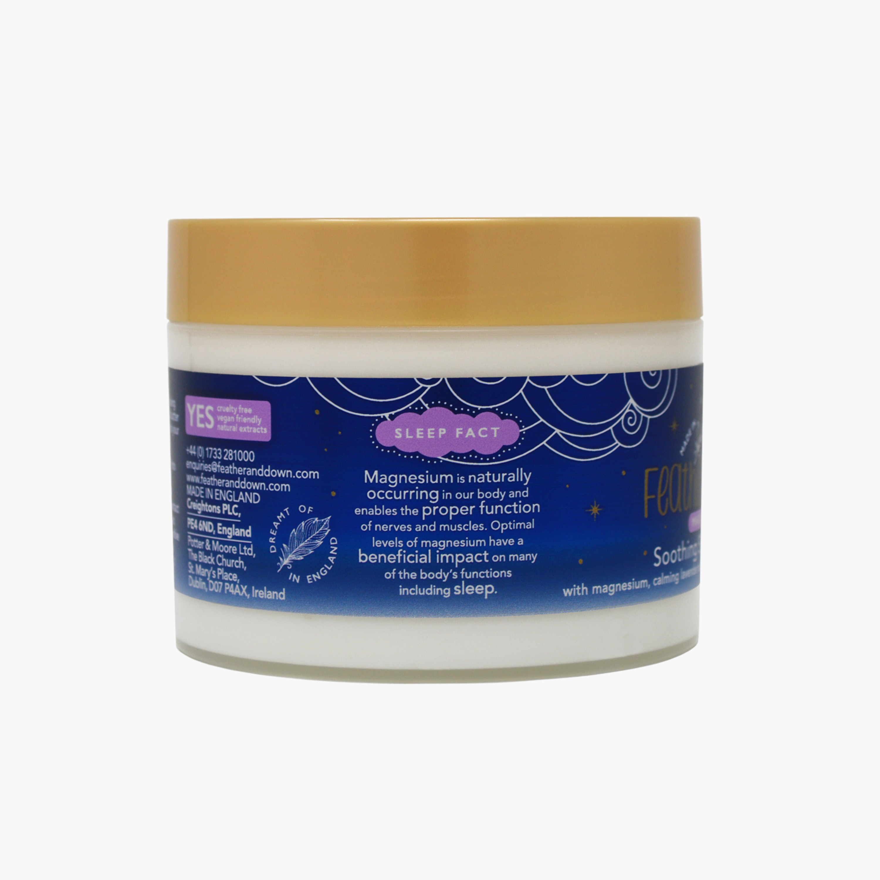 Feather & Down Magnesium Soothing Sleep Butter - 300 ml-beautyandpersonalcare-bathandbody-bodycare-bodybutters-image-3