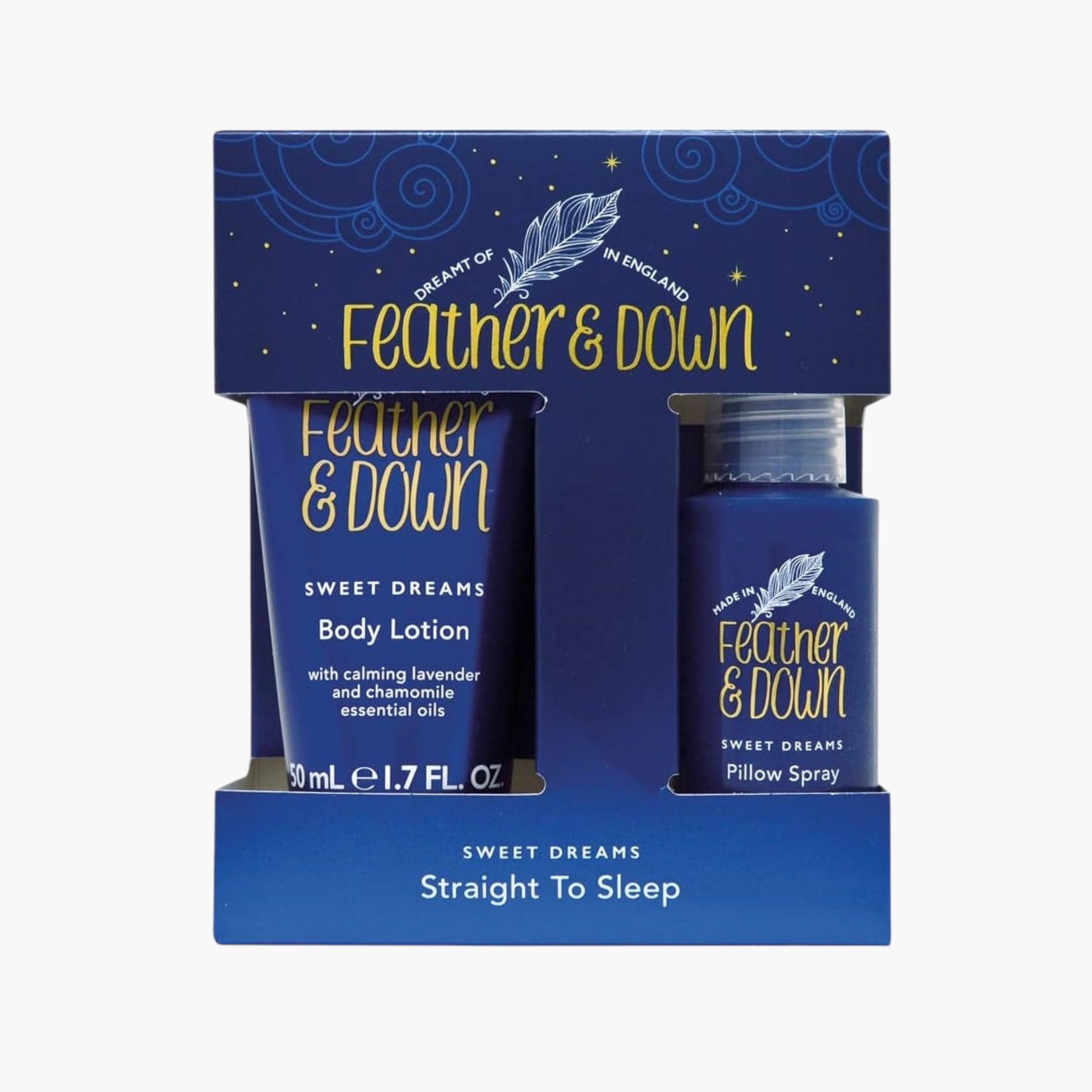 مجموعة هدايا لوشن الجسم وبخّاخ وسادة سويت دريمز من فيذر آند داون-beautyandpersonalcare-bathandbody-giftsets-image-1